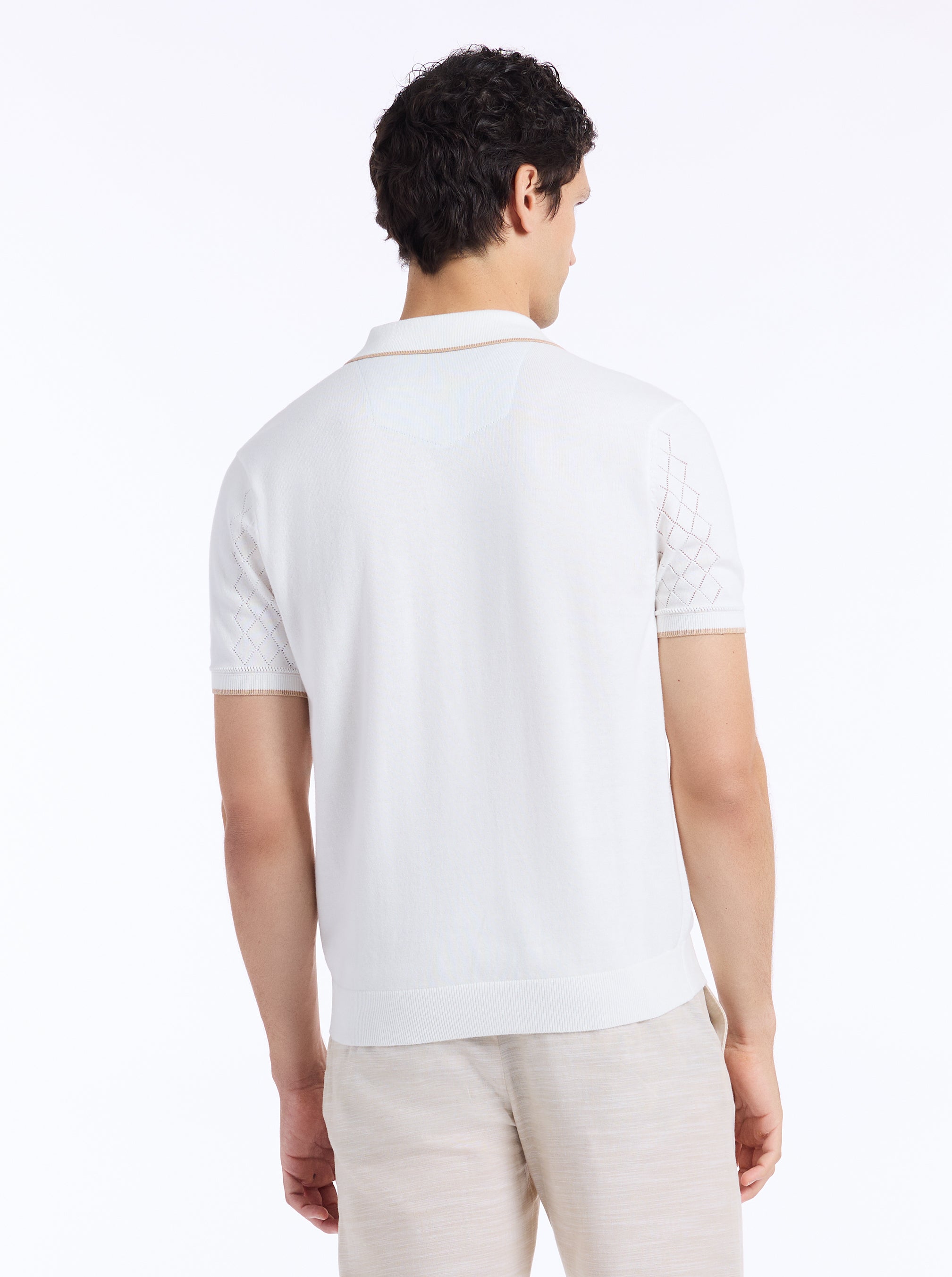 LIMITED EDITION OPULANT PAISLEY SHORT SLEEVE SWEATER