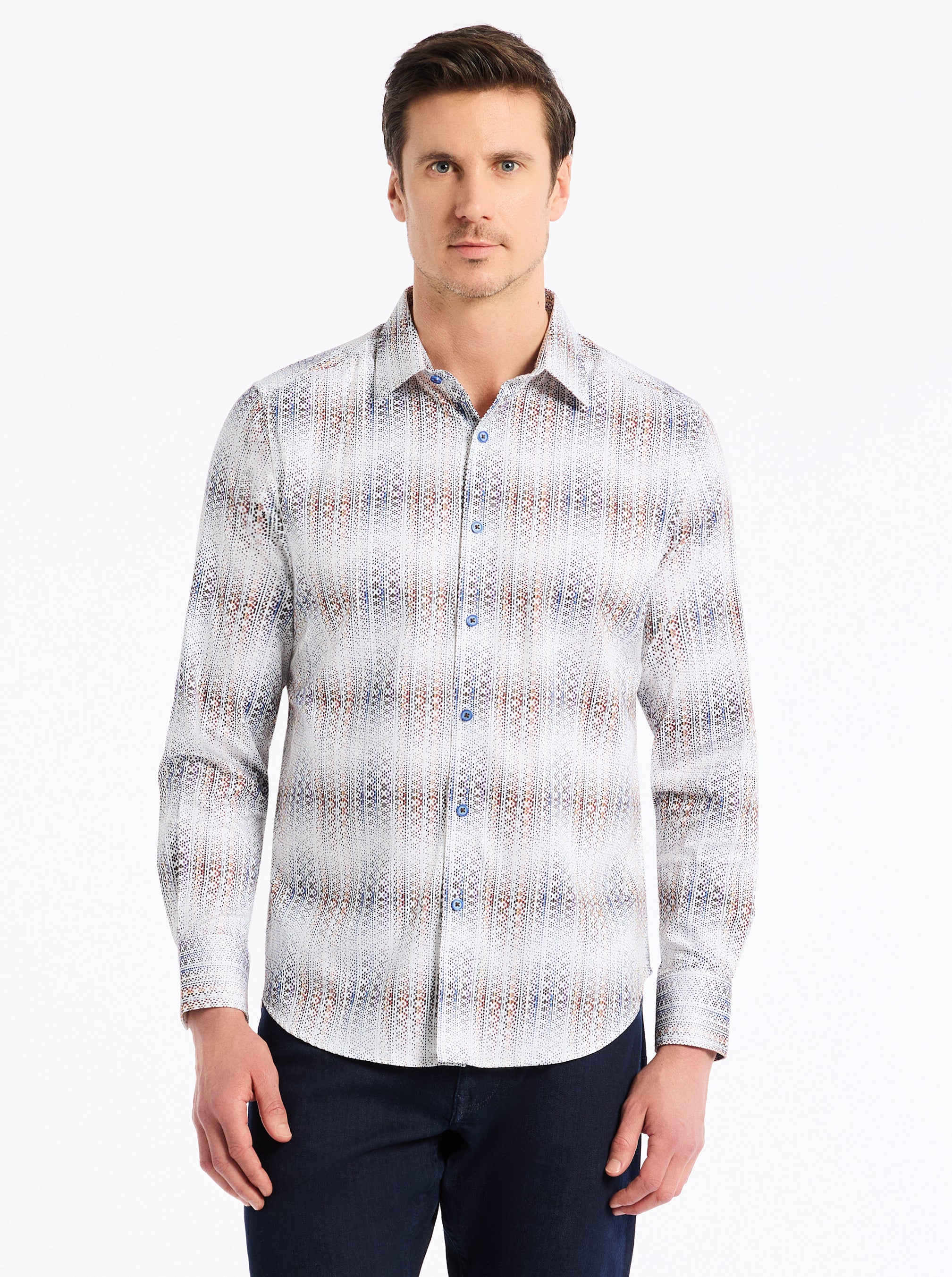 FORSYTH LONG SLEEVE BUTTON DOWN SHIRT