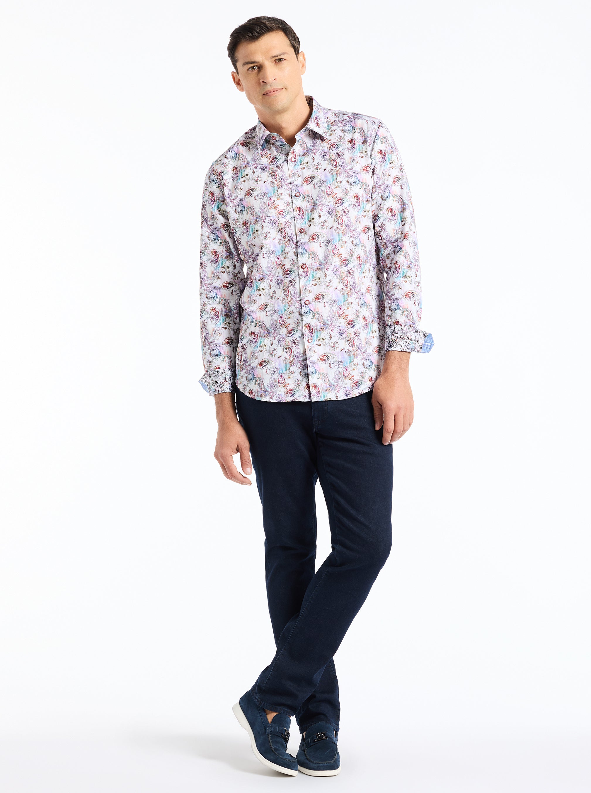 FAWLEY LONG SLEEVE BUTTON DOWN SHIRT