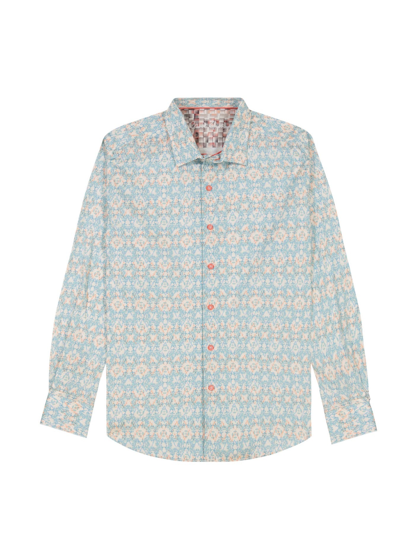 MIRAGE LONG SLEEVE BUTTON DOWN SHIRT