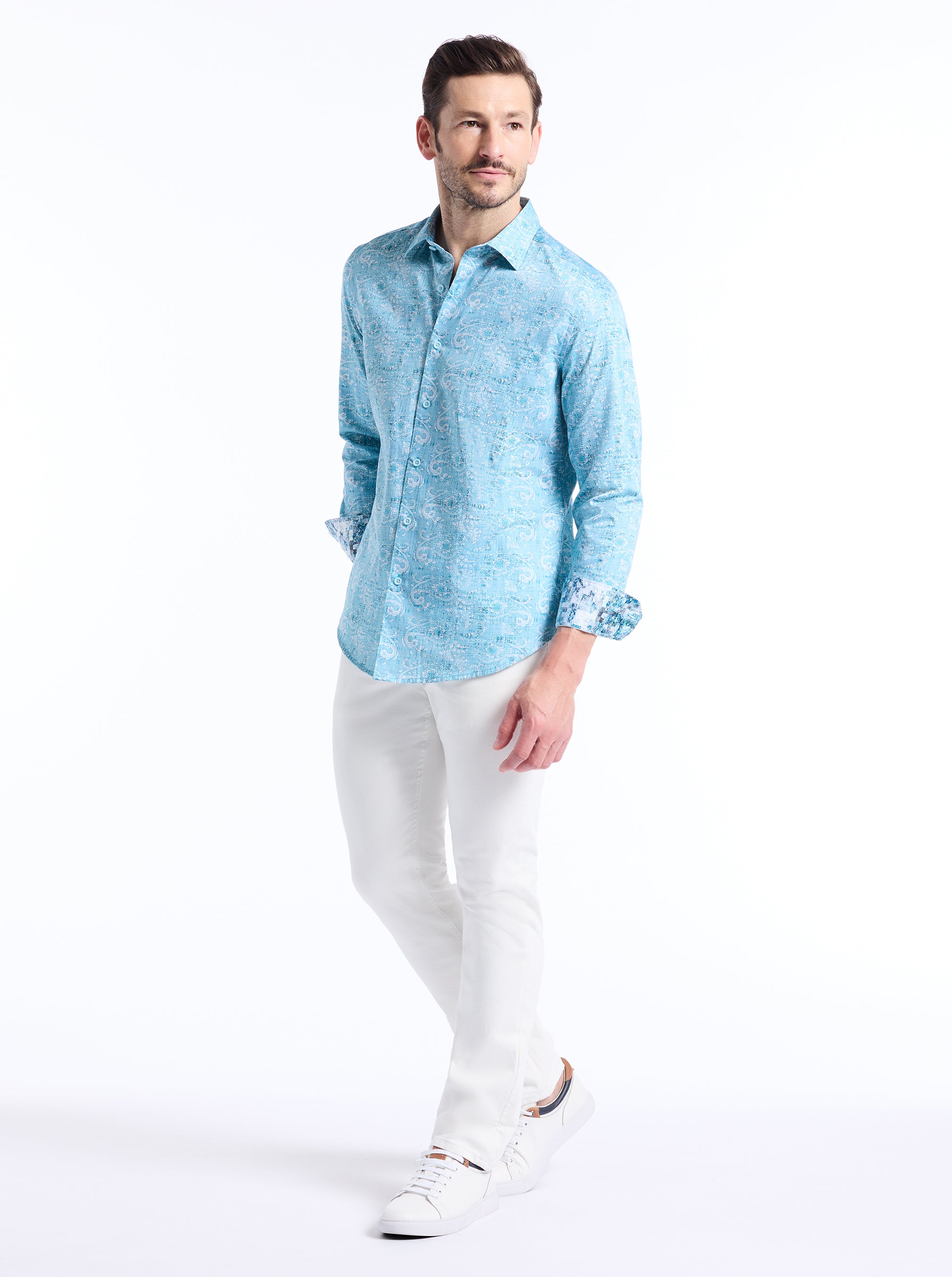TOWAN LONG SLEEVE BUTTON DOWN SHIRT