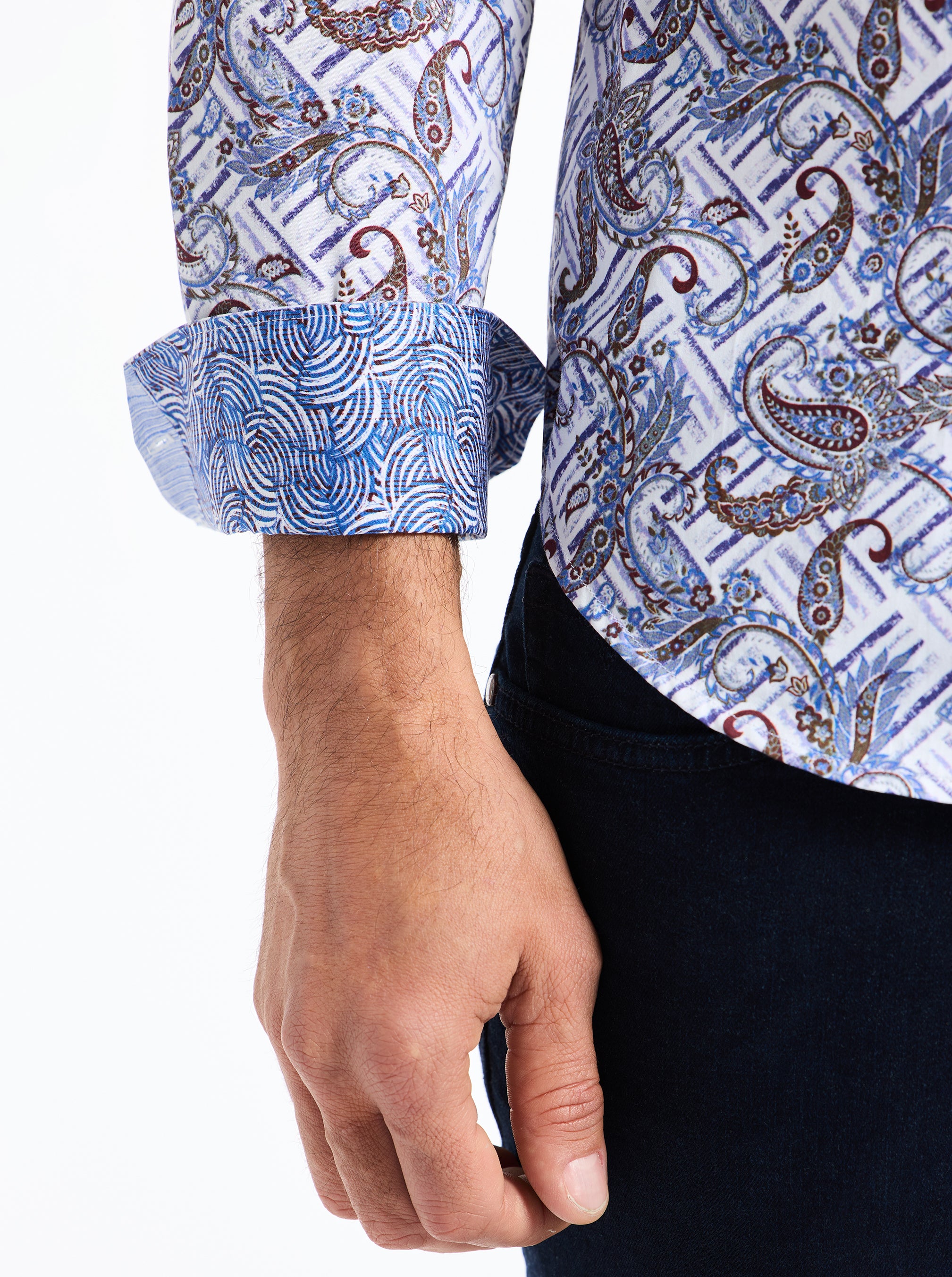 WYLDER LONG SLEEVE BUTTON DOWN SHIRT