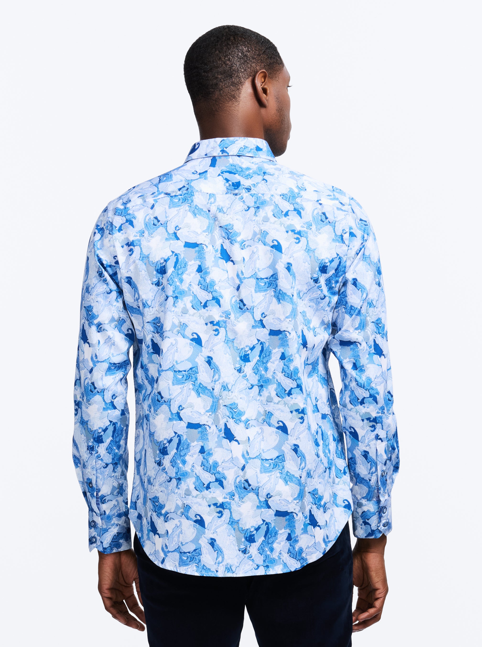 BASKERVILLE LONG SLEEVE BUTTON DOWN SHIRT