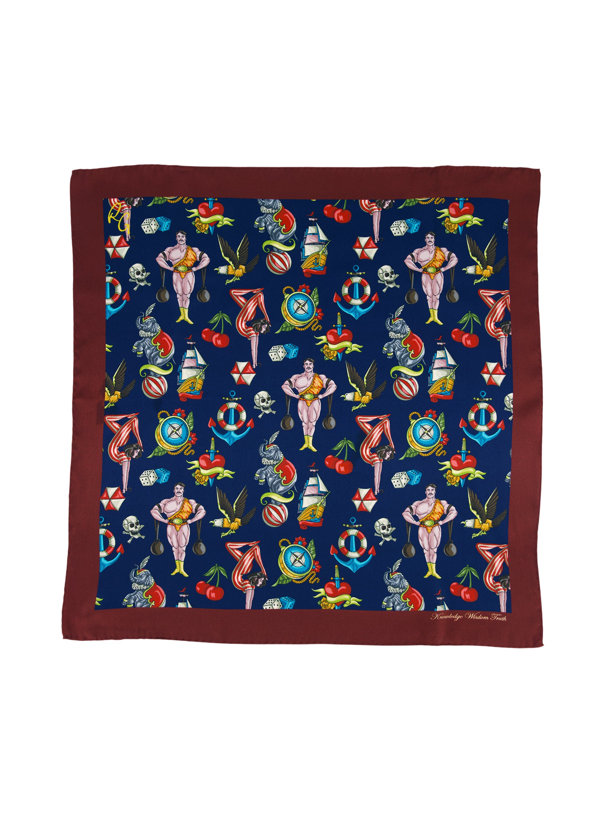 CIRCUS POCKET SQUARE