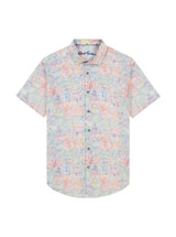 PASSPORT SHORT SLEEVE BUTTON DOWN SHIRT TALL