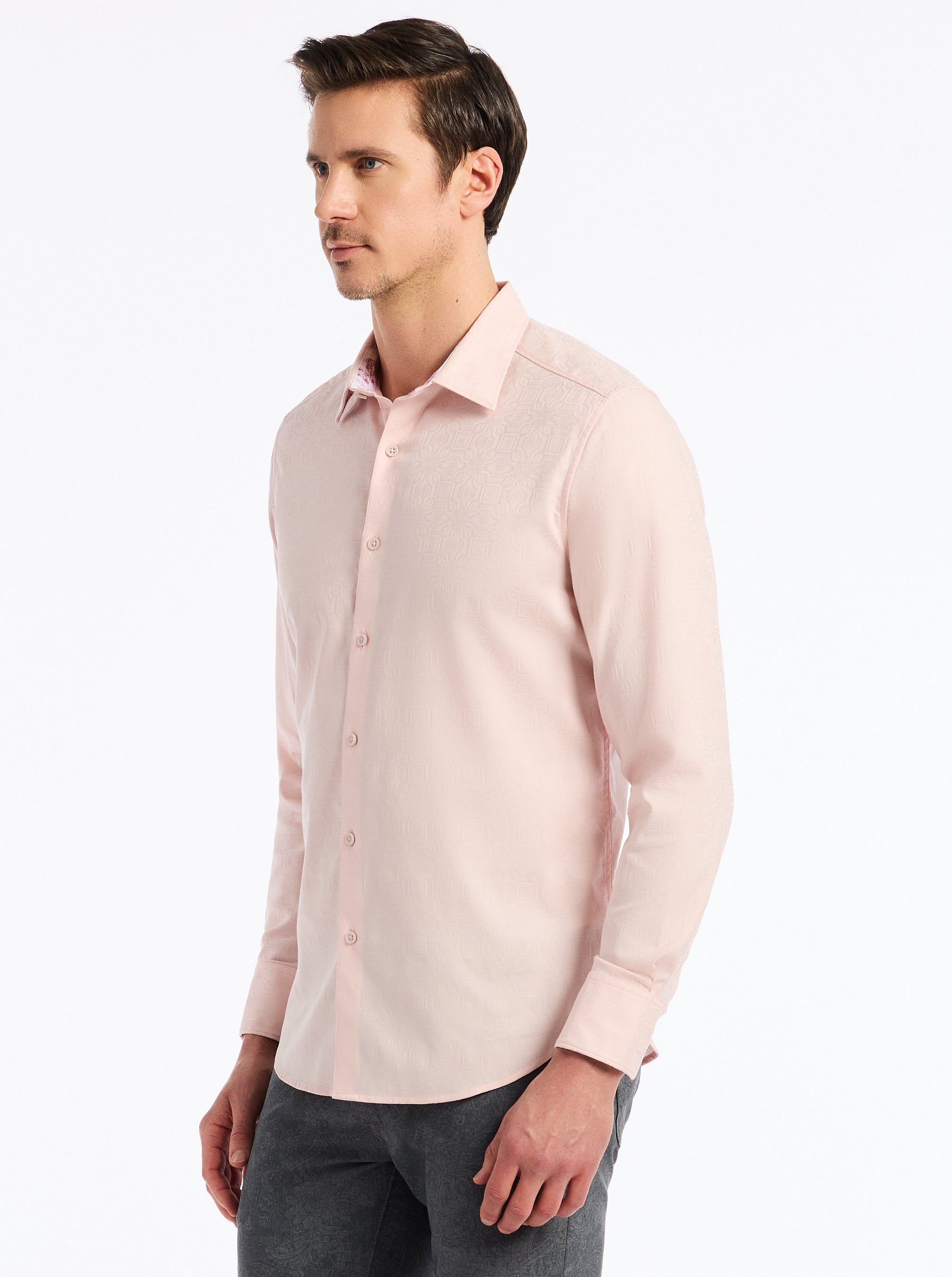 ODYSSEY LONG SLEEVE BUTTON DOWN SHIRT