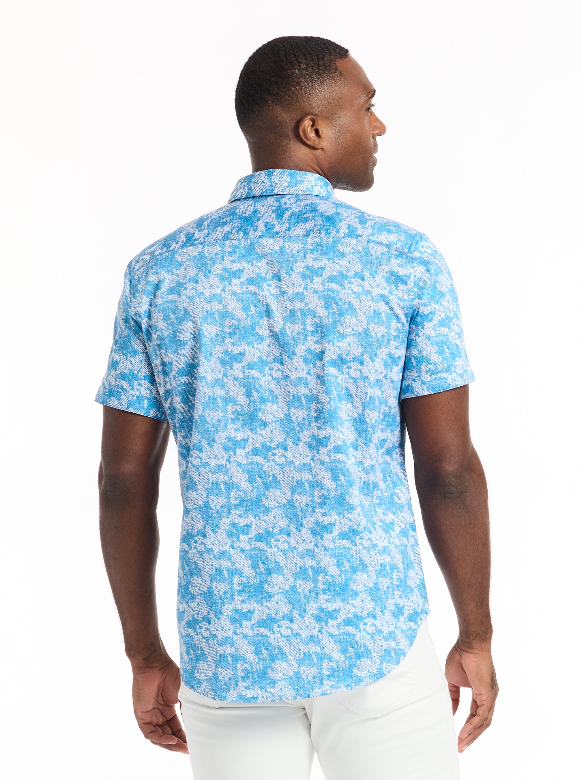 MALHAM SHORT SLEEVE BUTTON DOWN SHIRT