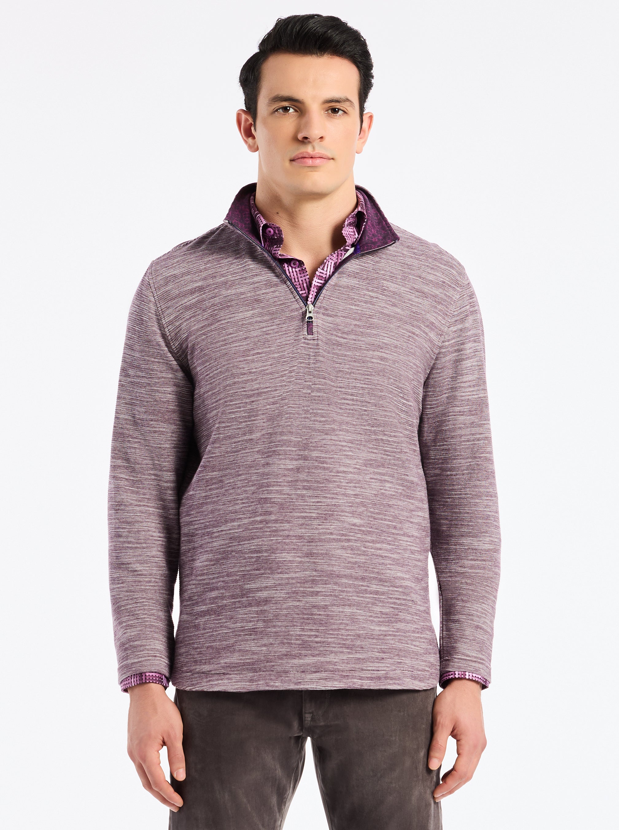 LEDSON LONG SLEEVE KNIT SHIRT