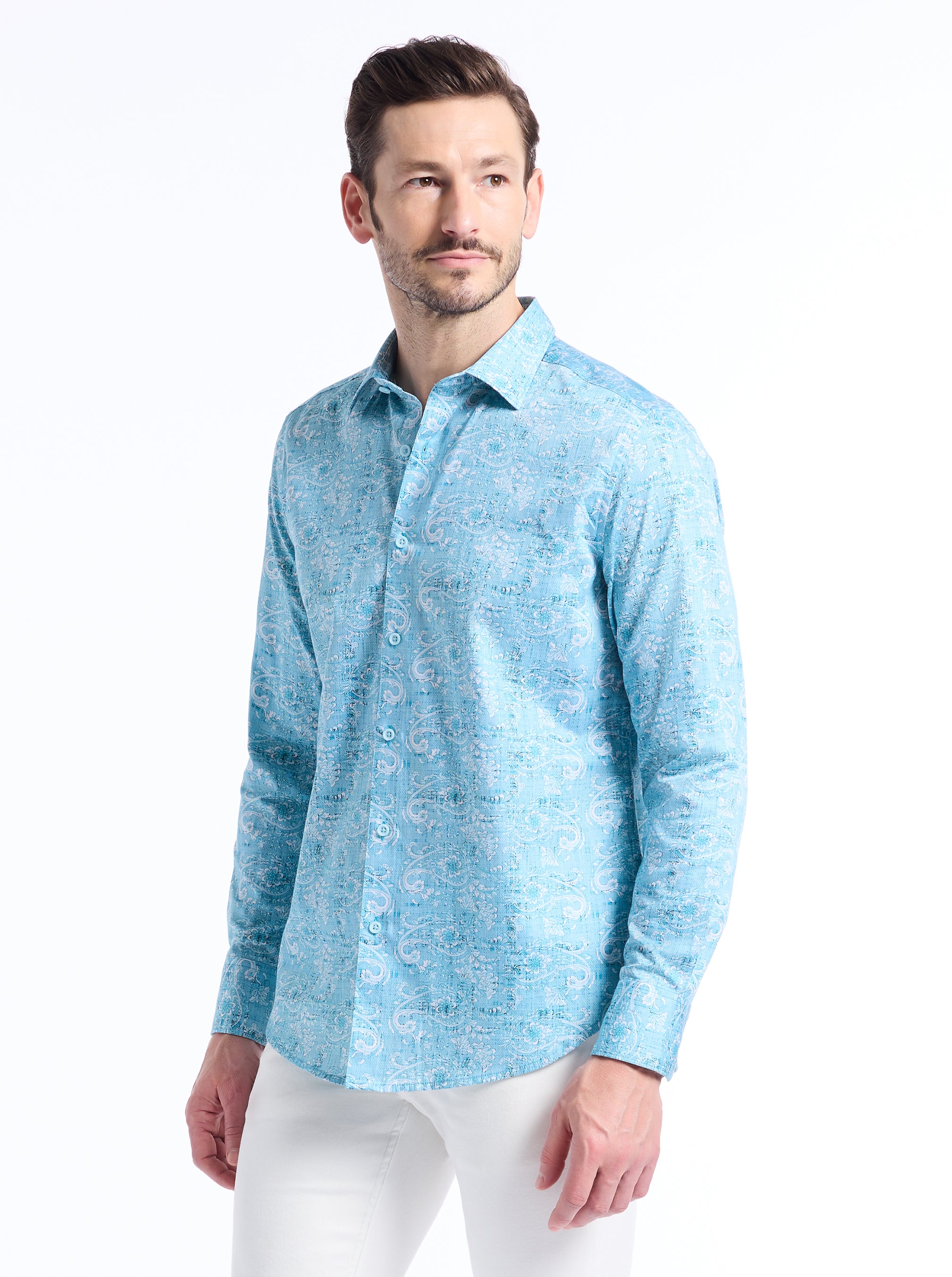 TOWAN LONG SLEEVE BUTTON DOWN SHIRT
