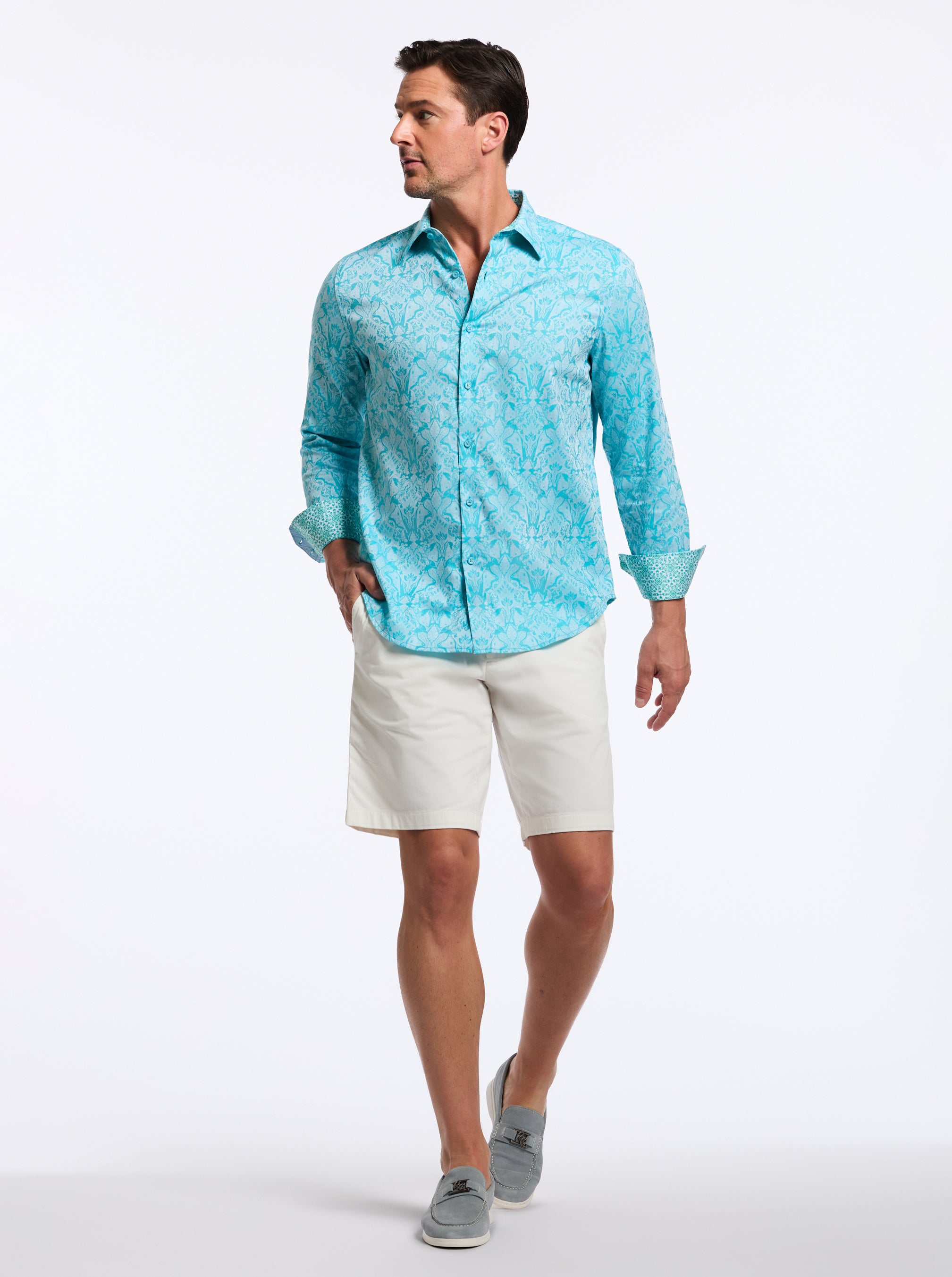 HIGHLAND LONG SLEEVE BUTTON DOWN SHIRT