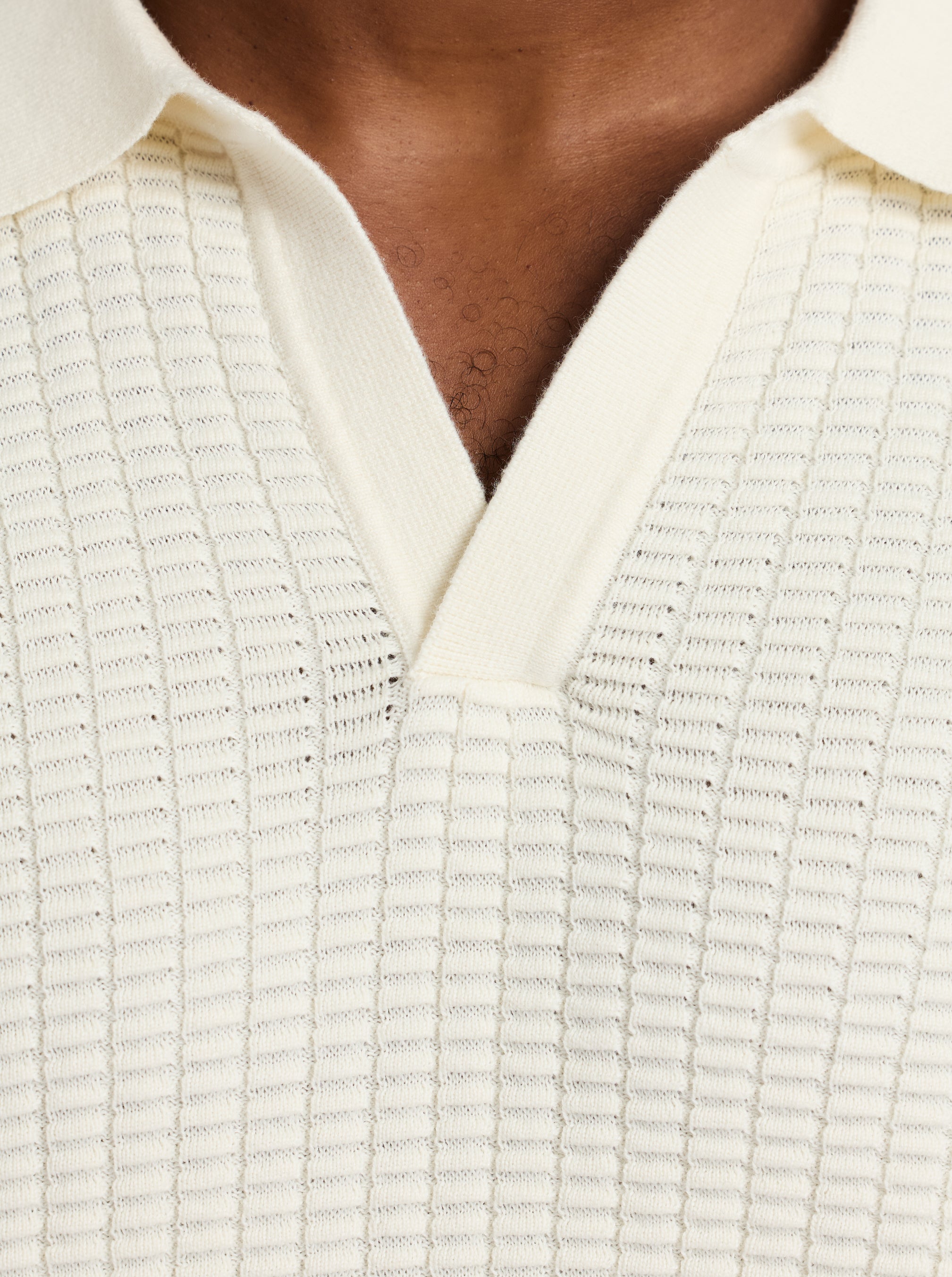 MACOMBS SHORT SLEEVE SWEATER POLO