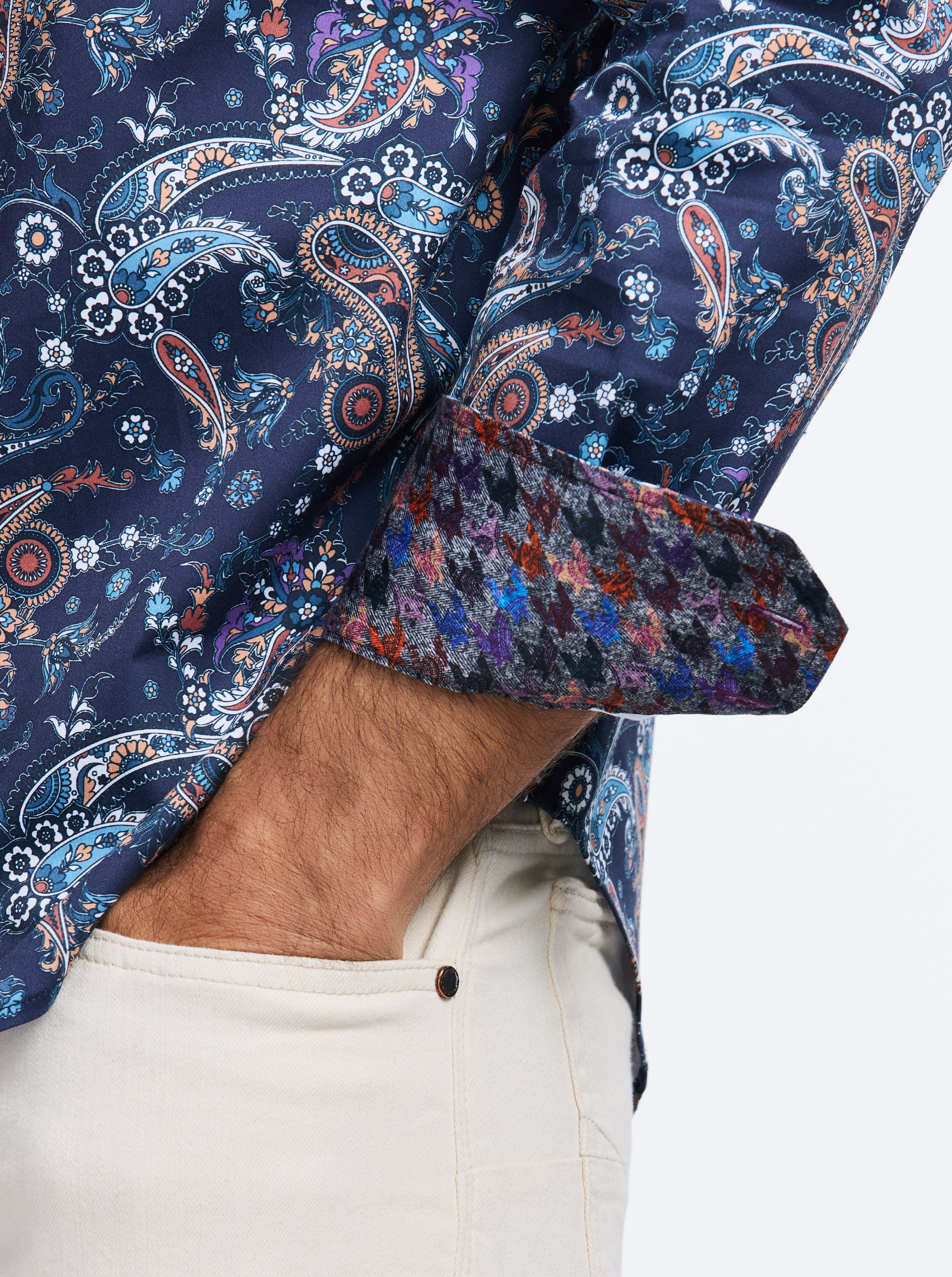 CHANDLER LONG SLEEVE BUTTON DOWN SHIRT