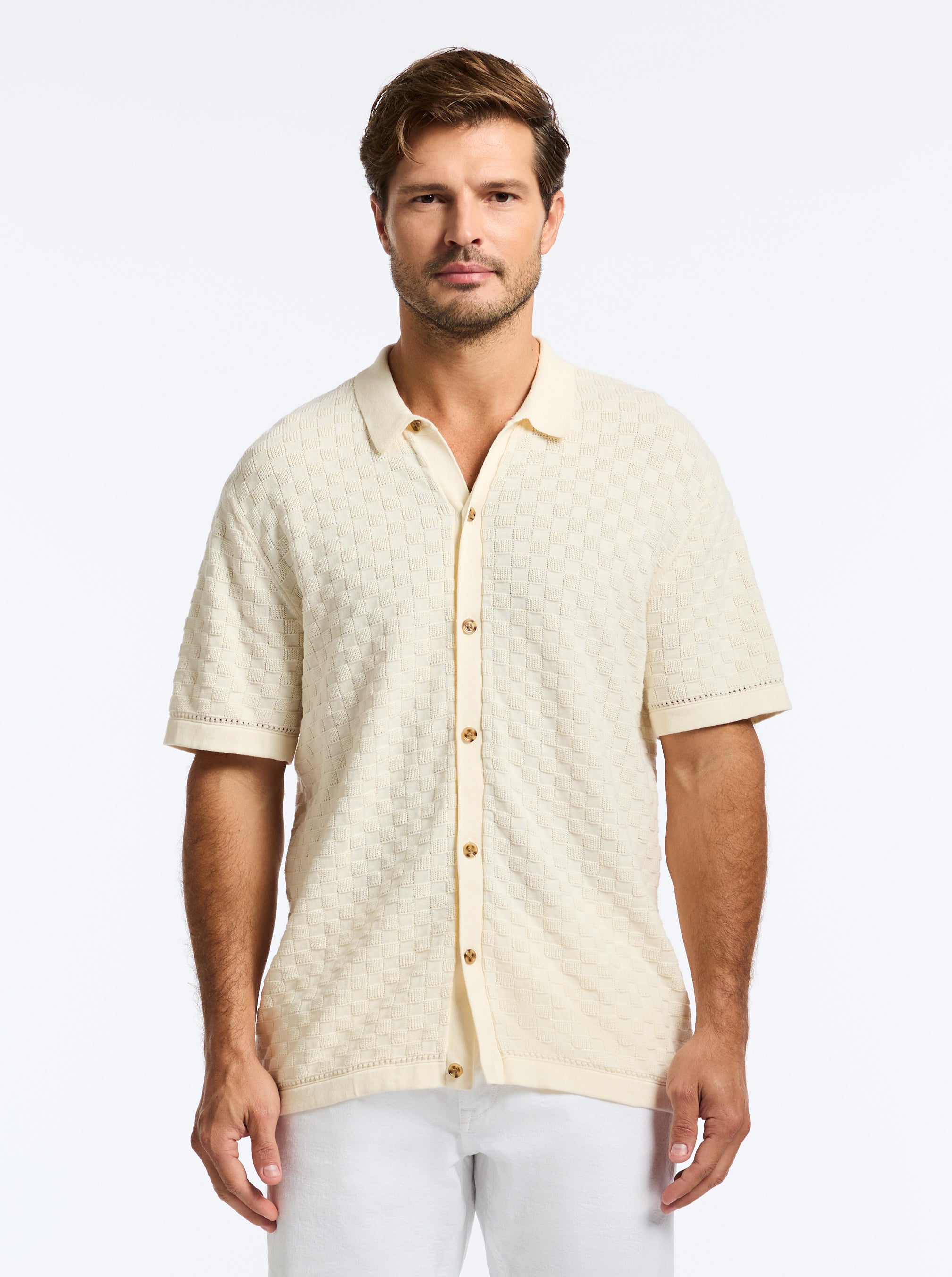 AMES SHORT SLEEVE SWEATER