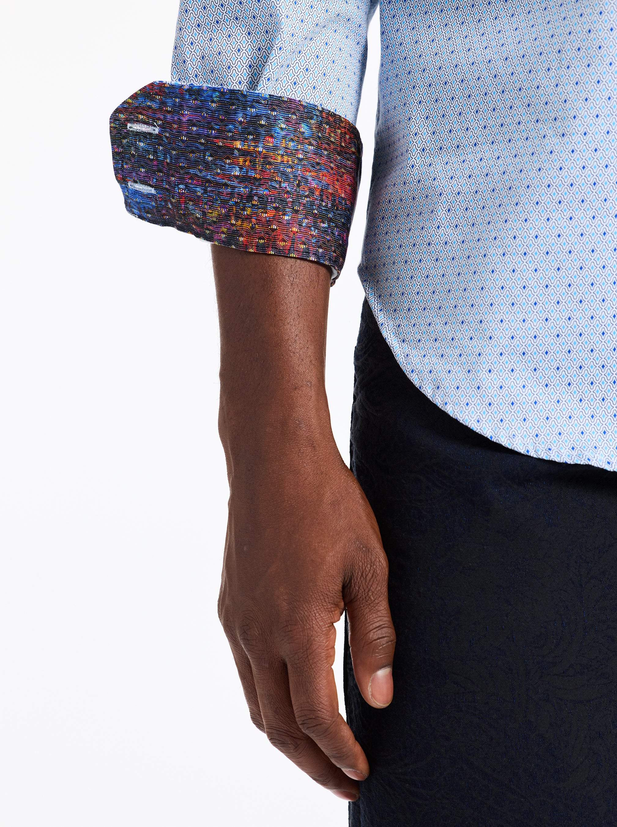 CLAYTON LONG SLEEVE BUTTON DOWN SHIRT