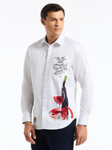 HOLIDAY CHEERS LONG SLEEVE BUTTON DOWN SHIRT