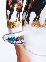 DERBY DAY LONG SLEEVE BUTTON DOWN SHIRT