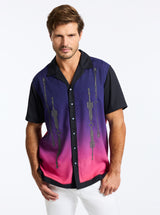 SUNSET RALLY SHORT SLEEVE BUTTON DOWN SHIRT