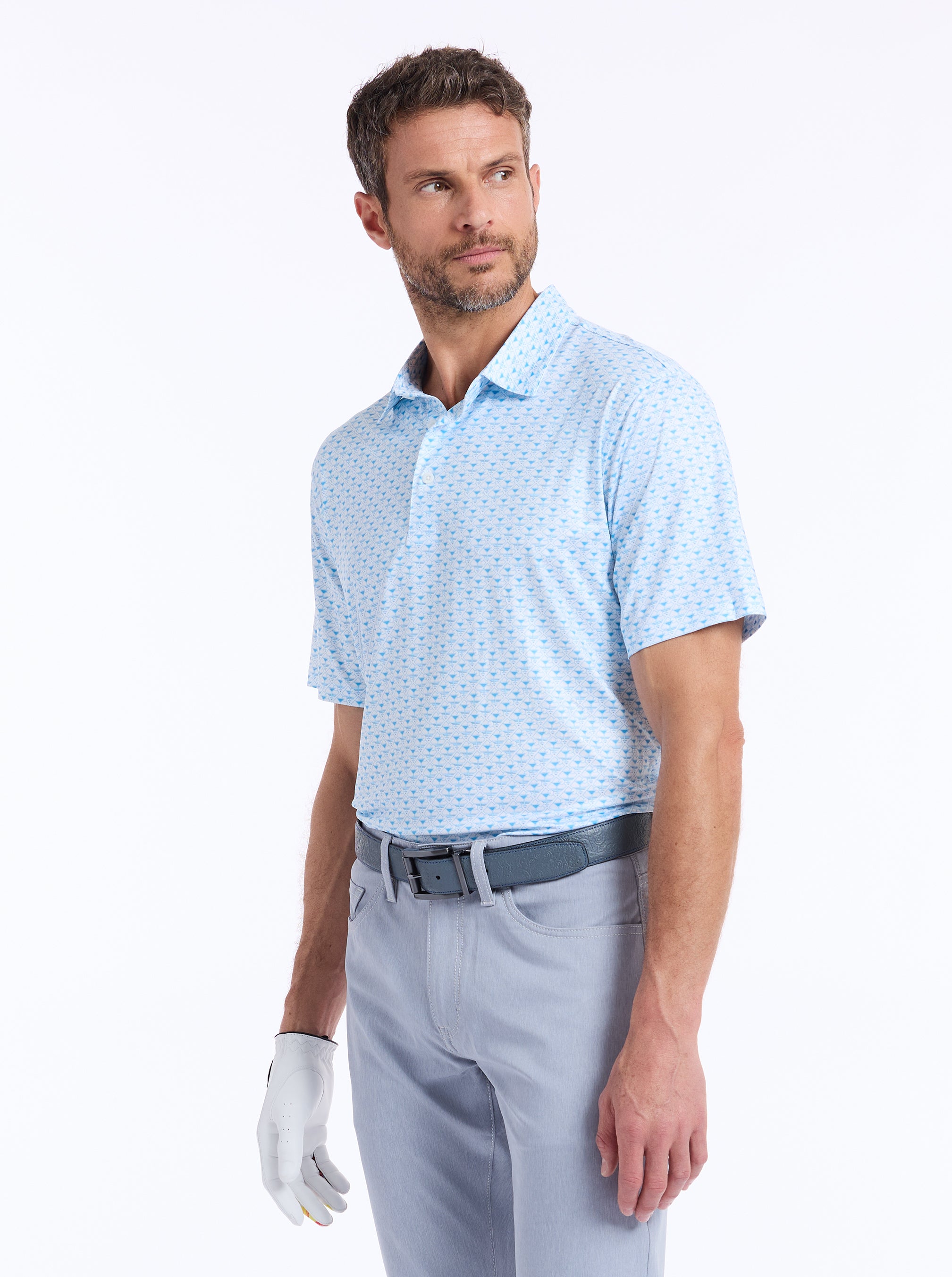 LINKS & DRINKS SHORT SLEEVE POLO