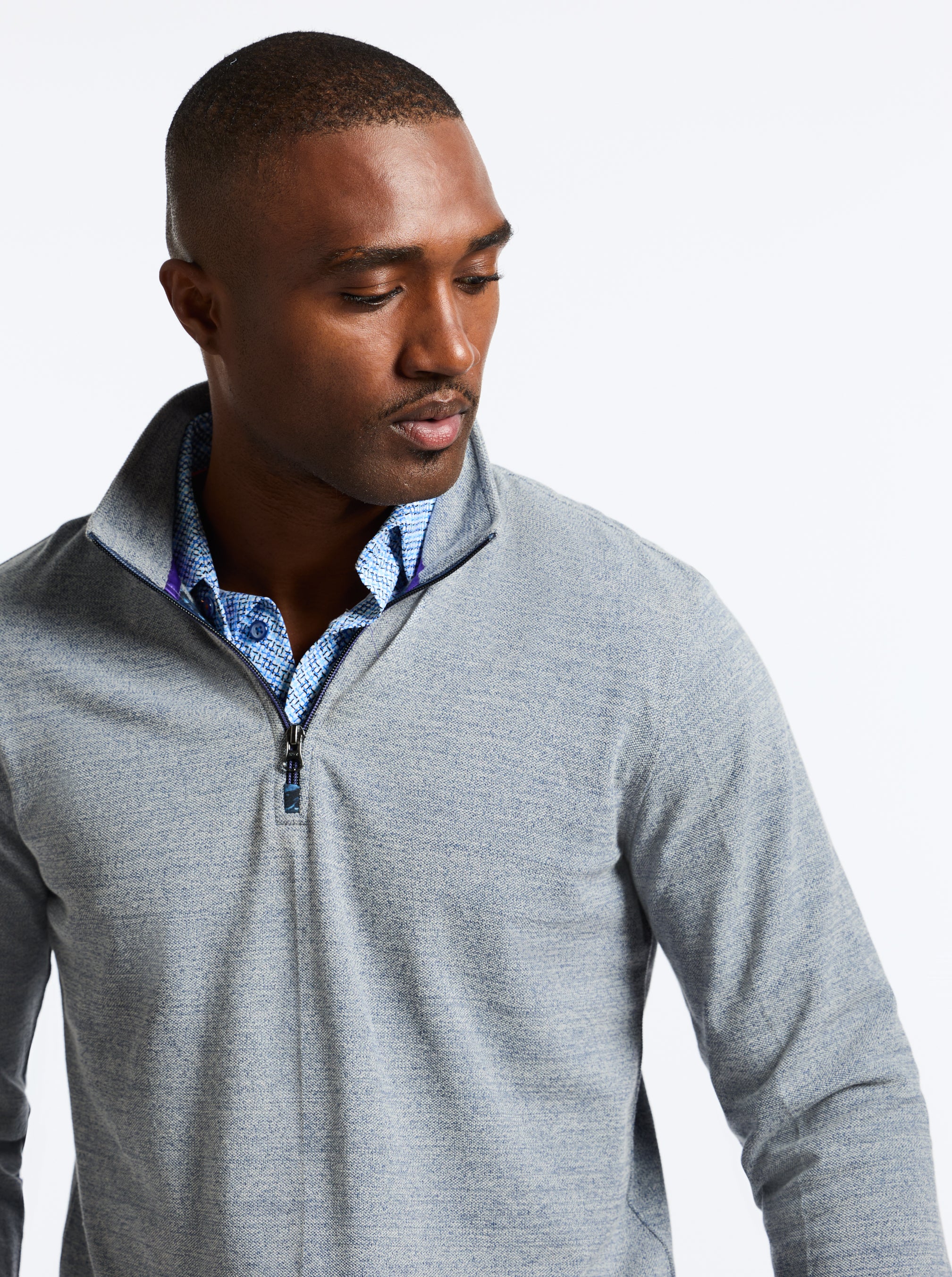 HOBSON LONG SLEEVE KNIT SHIRT