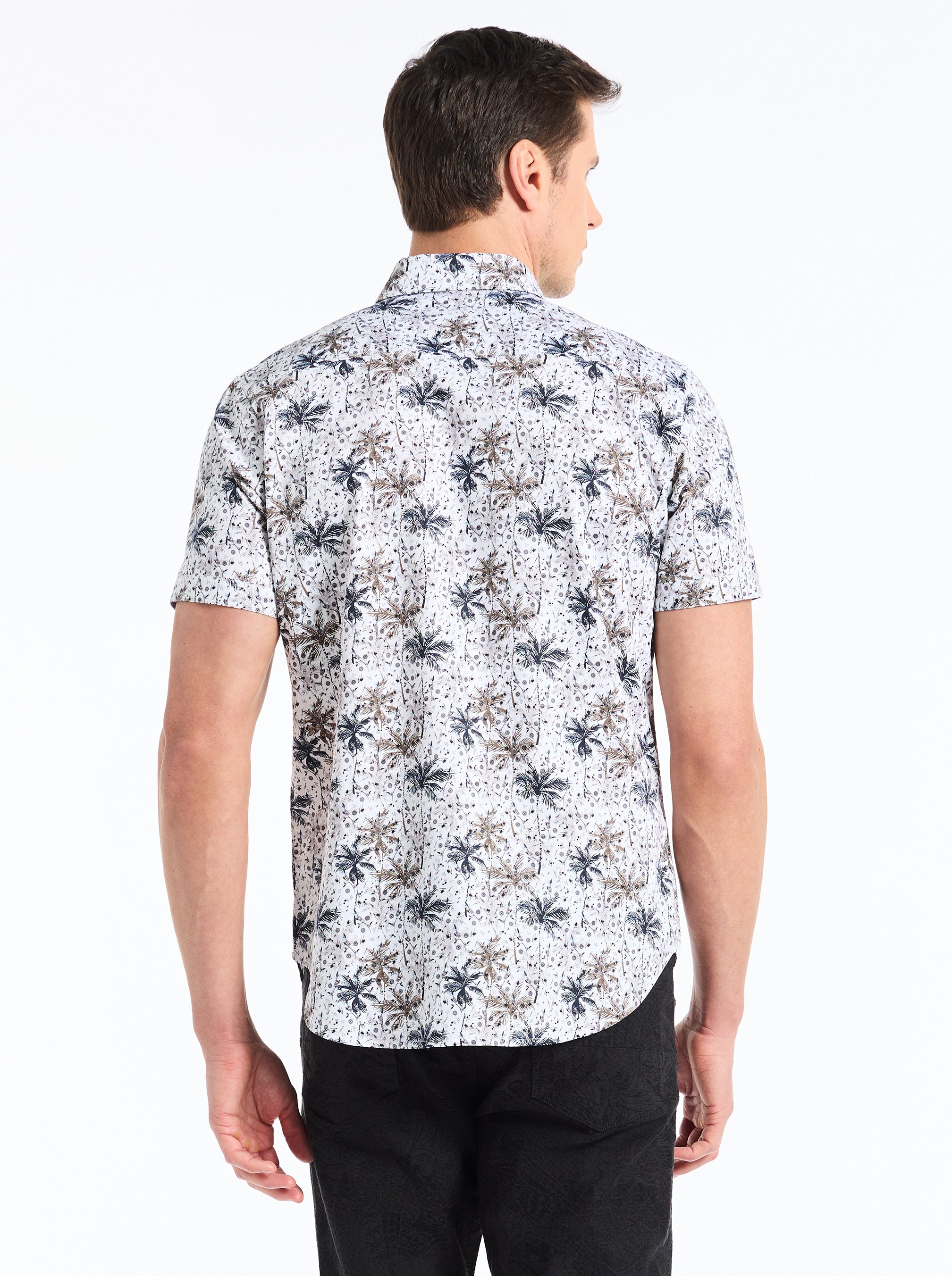 XAVIER SHORT SLEEVE BUTTON DOWN SHIRT