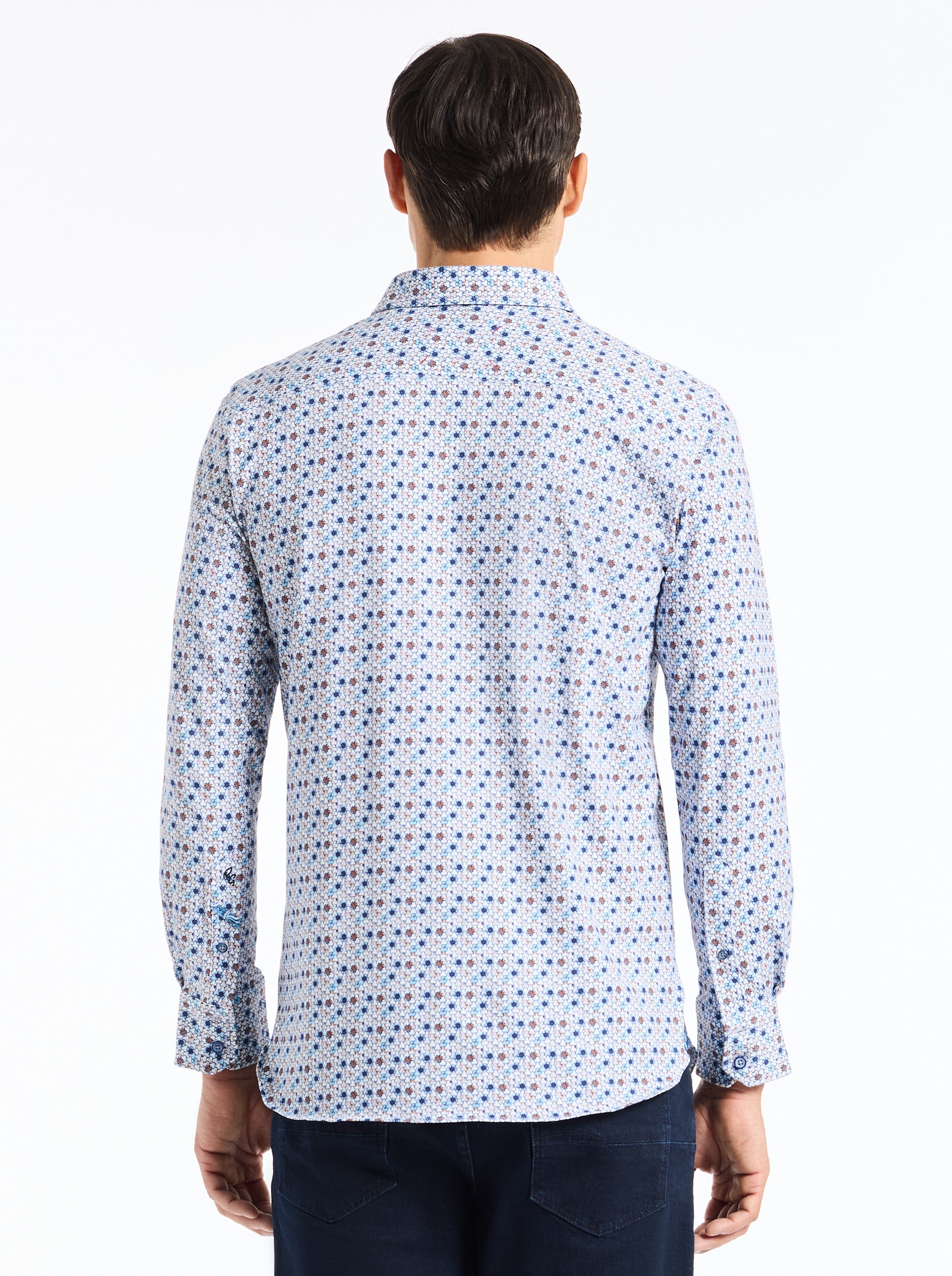 IAN LONG SLEEVE BUTTON DOWN SHIRT