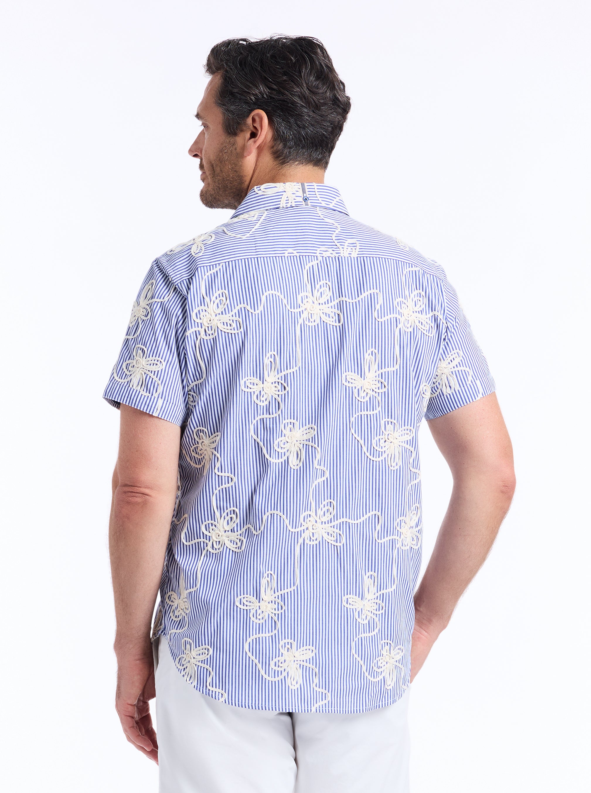 PRIMROSE SHORT SLEEVE BUTTON DOWN SHIRT