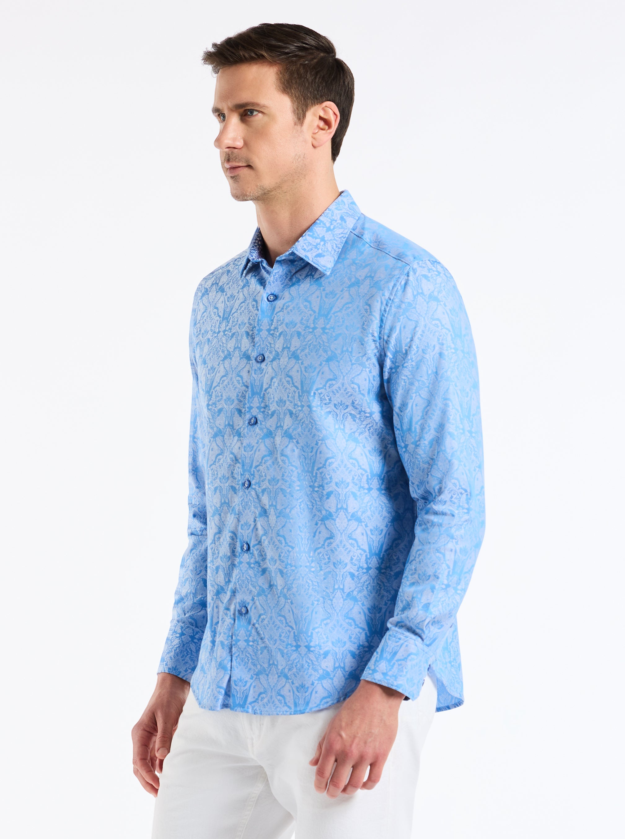 HIGHLAND LONG SLEEVE BUTTON DOWN SHIRT BIG