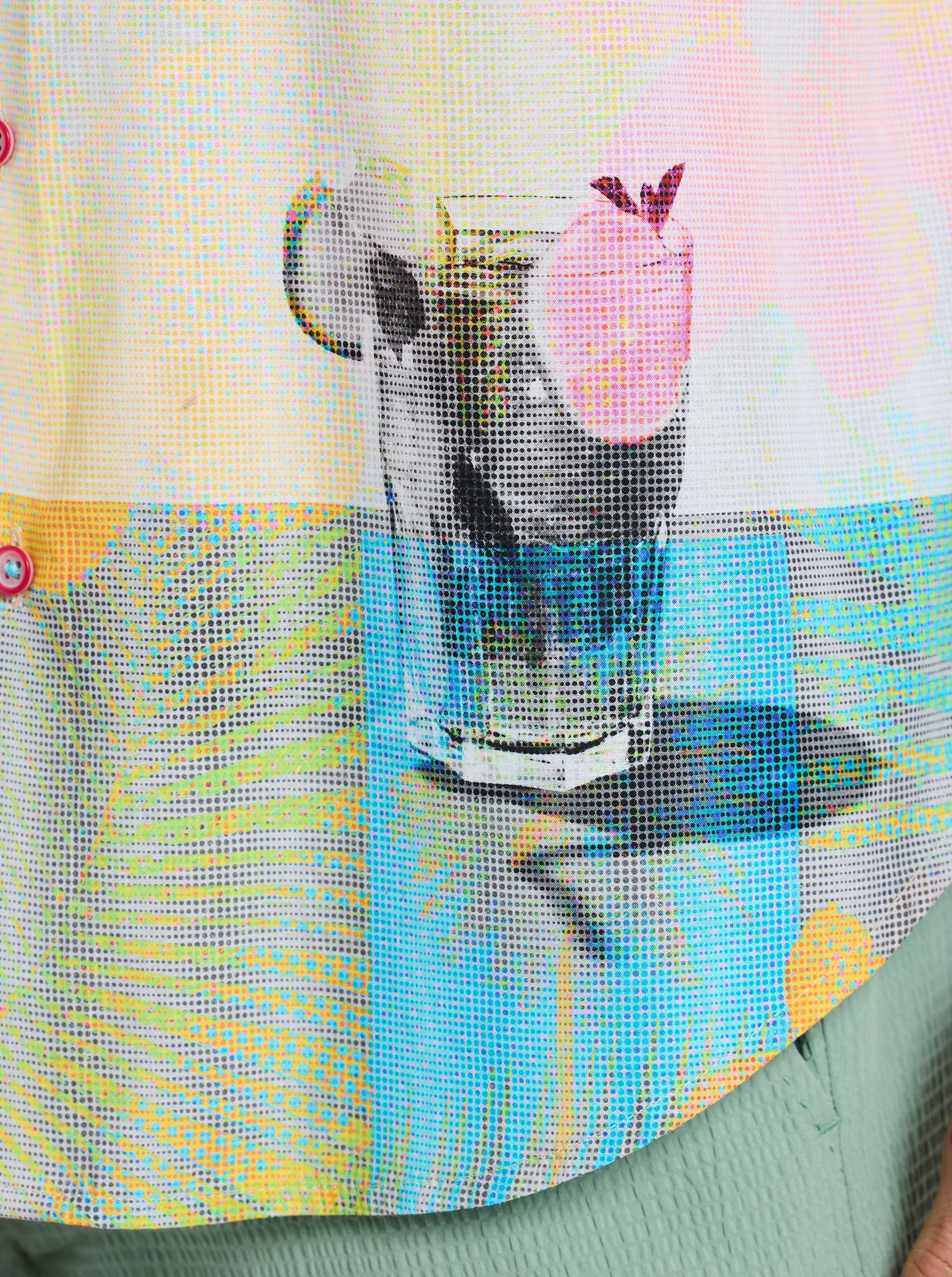 HAZE SHORT SLEEVE BUTTON DOWNN SHIRT TALL