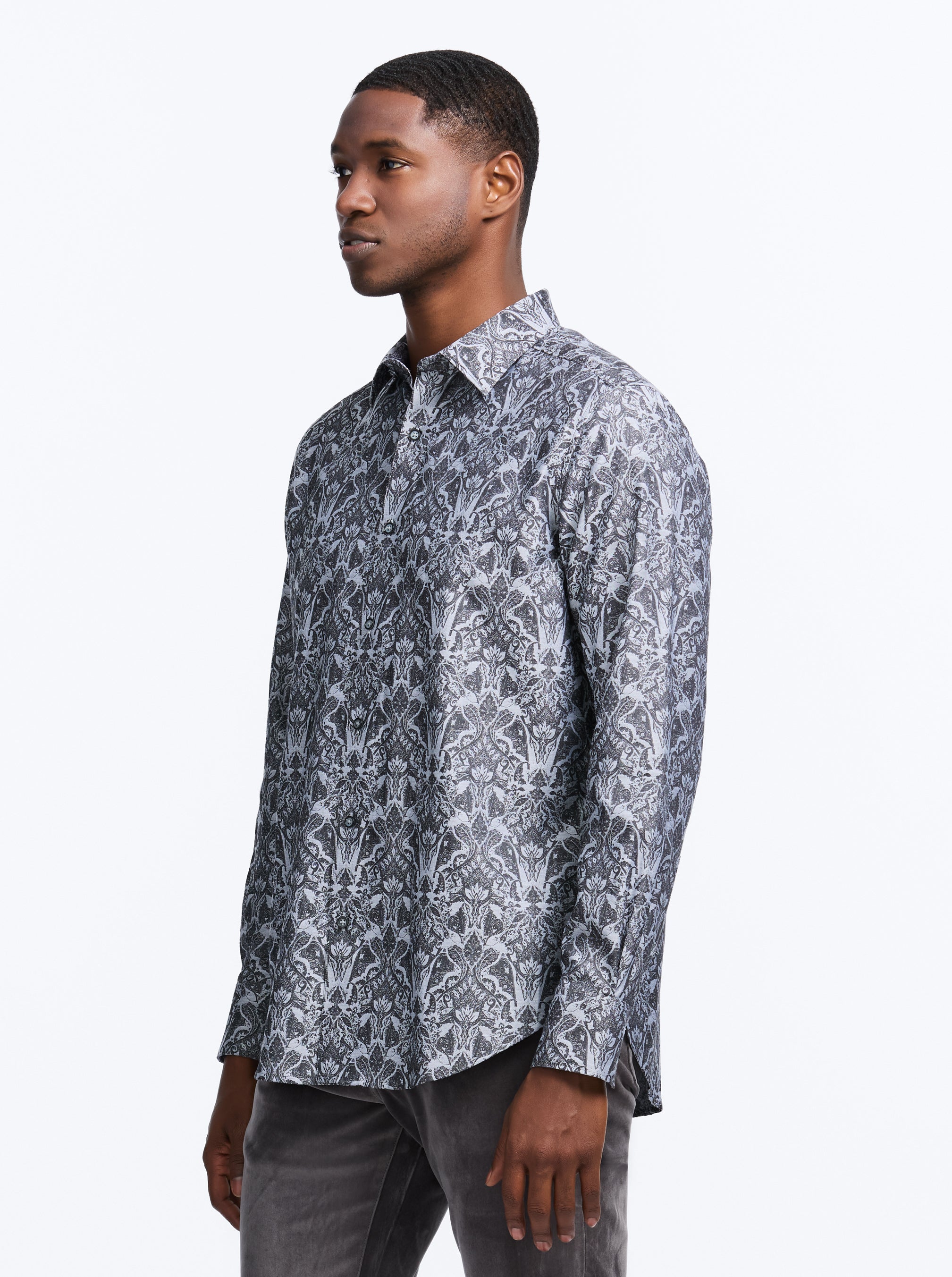 HIGHLAND LONG SLEEVE BUTTON DOWN SHIRT