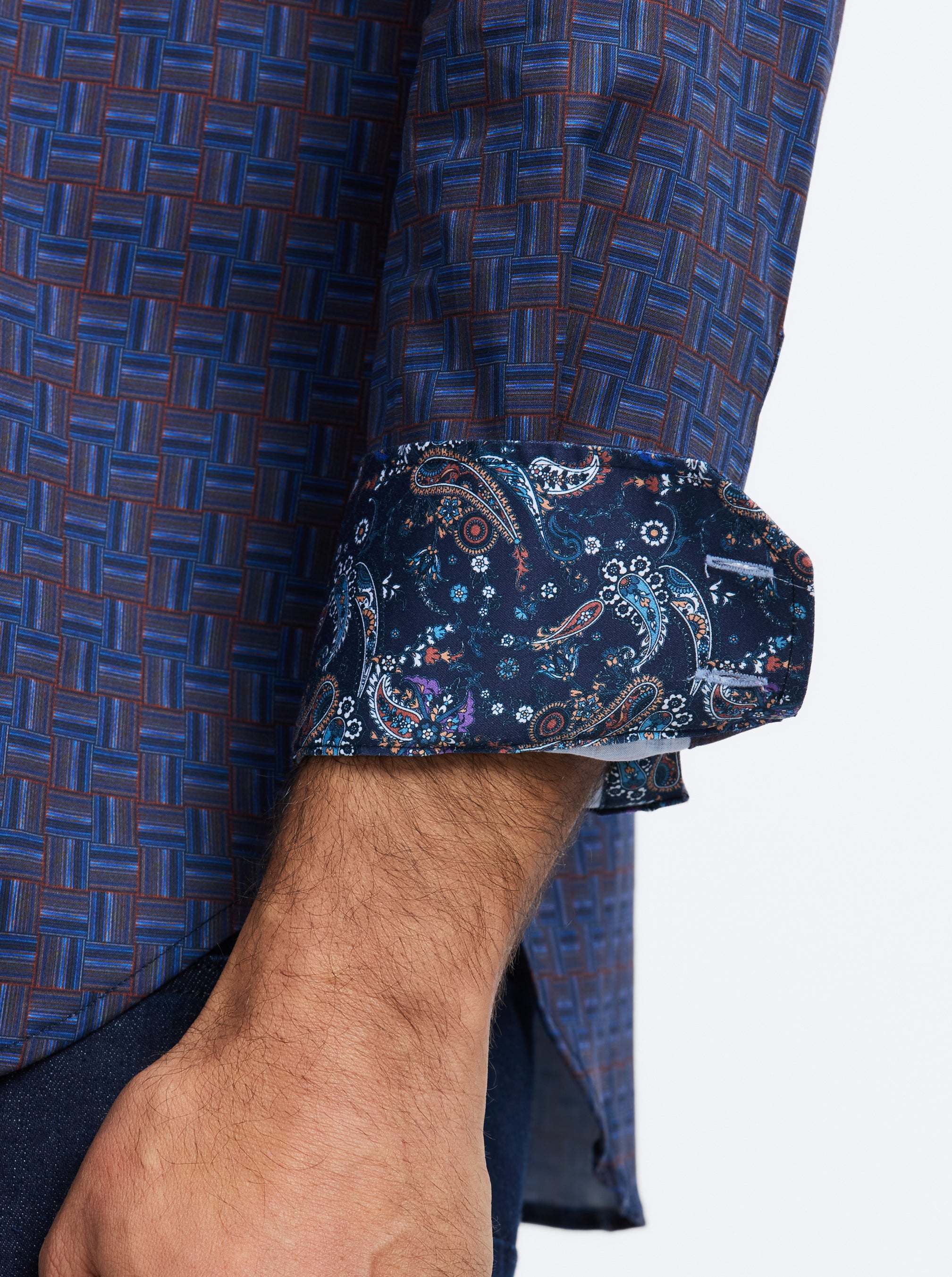 TALBOT LONG SLEEVE BUTTON DOWN SHIRT