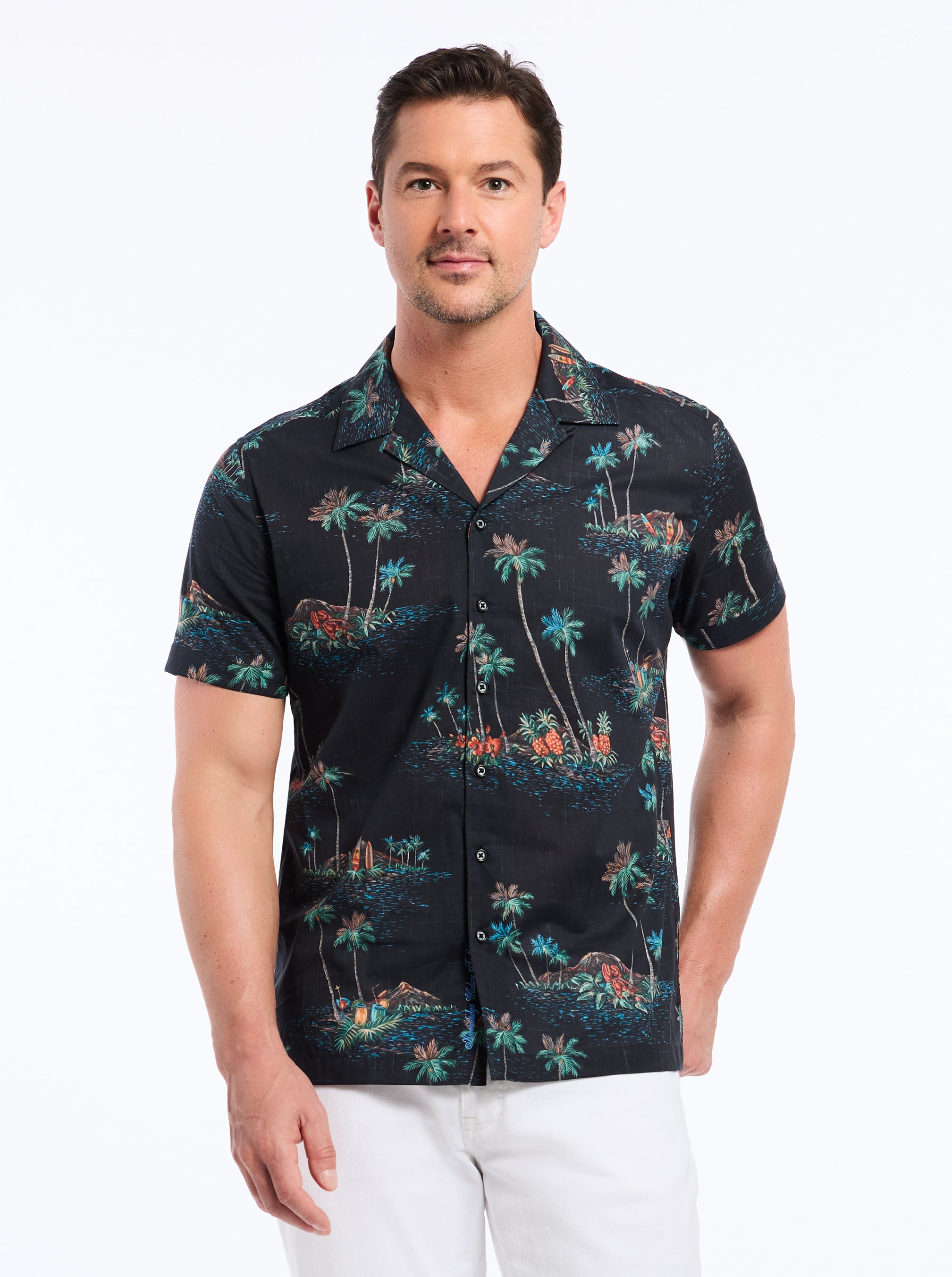 KAUAI SHORT SLEEVE BUTTON DOWN SHIRT