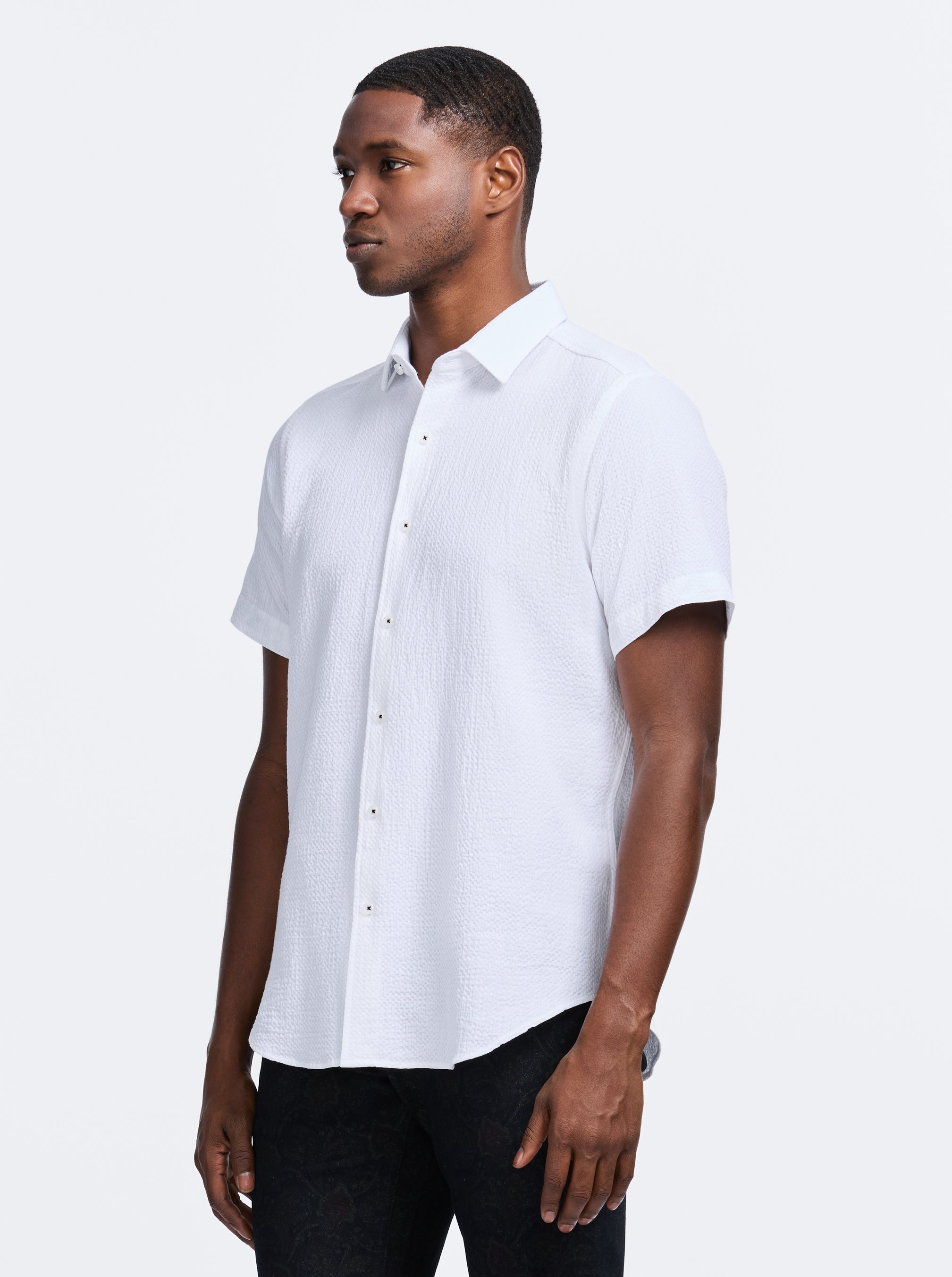 REID SHORT SLEEVE BUTTON DOWN SHIRT