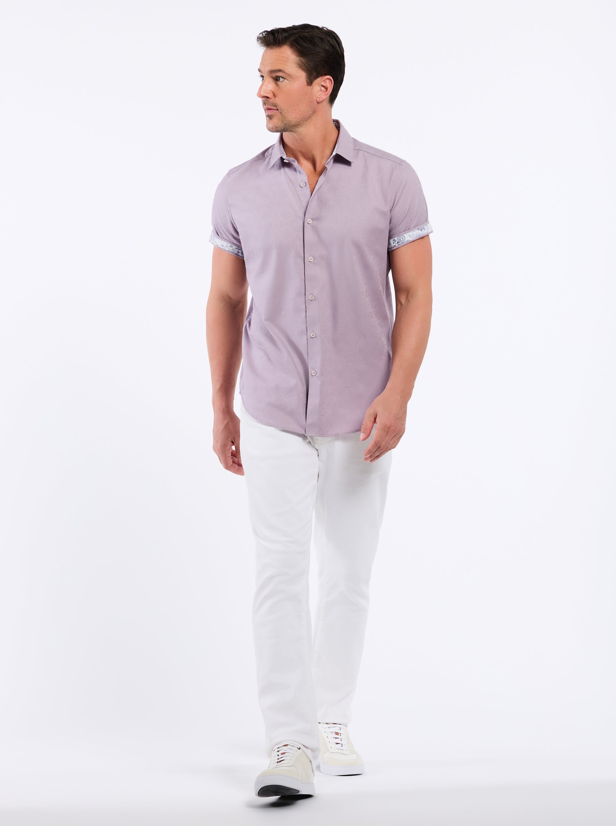 ODYSSEY SHORT SLEEVE BUTTON DOWN SHIRT