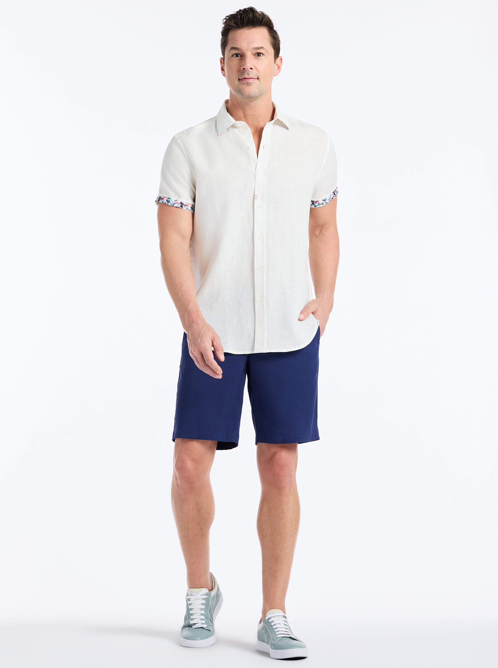 WENLOCK SHORT SLEEVE BUTTON DOWN SHIRT