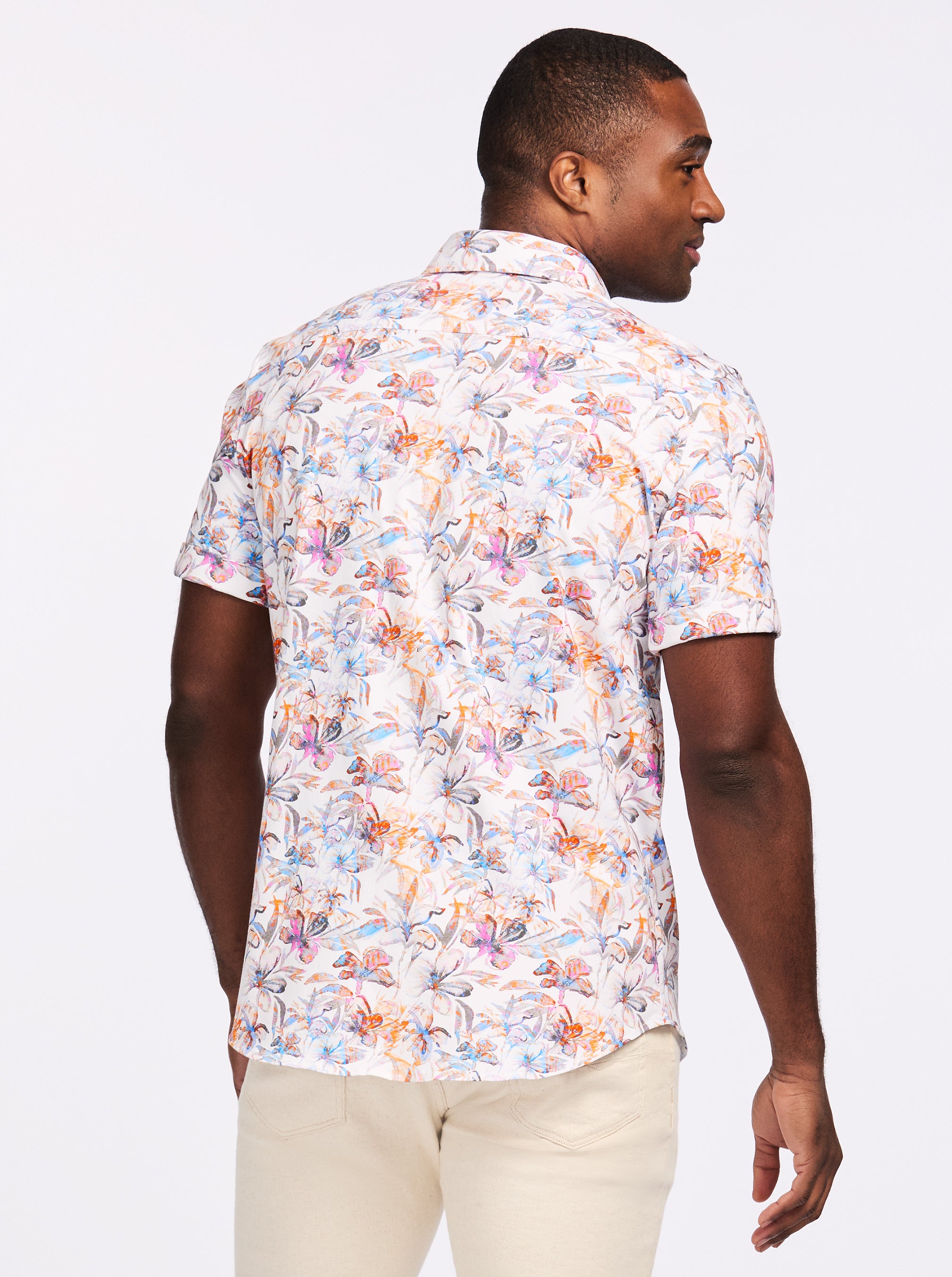 OSRIC SHORT SLEEVE BUTTON DOWN SHIRT