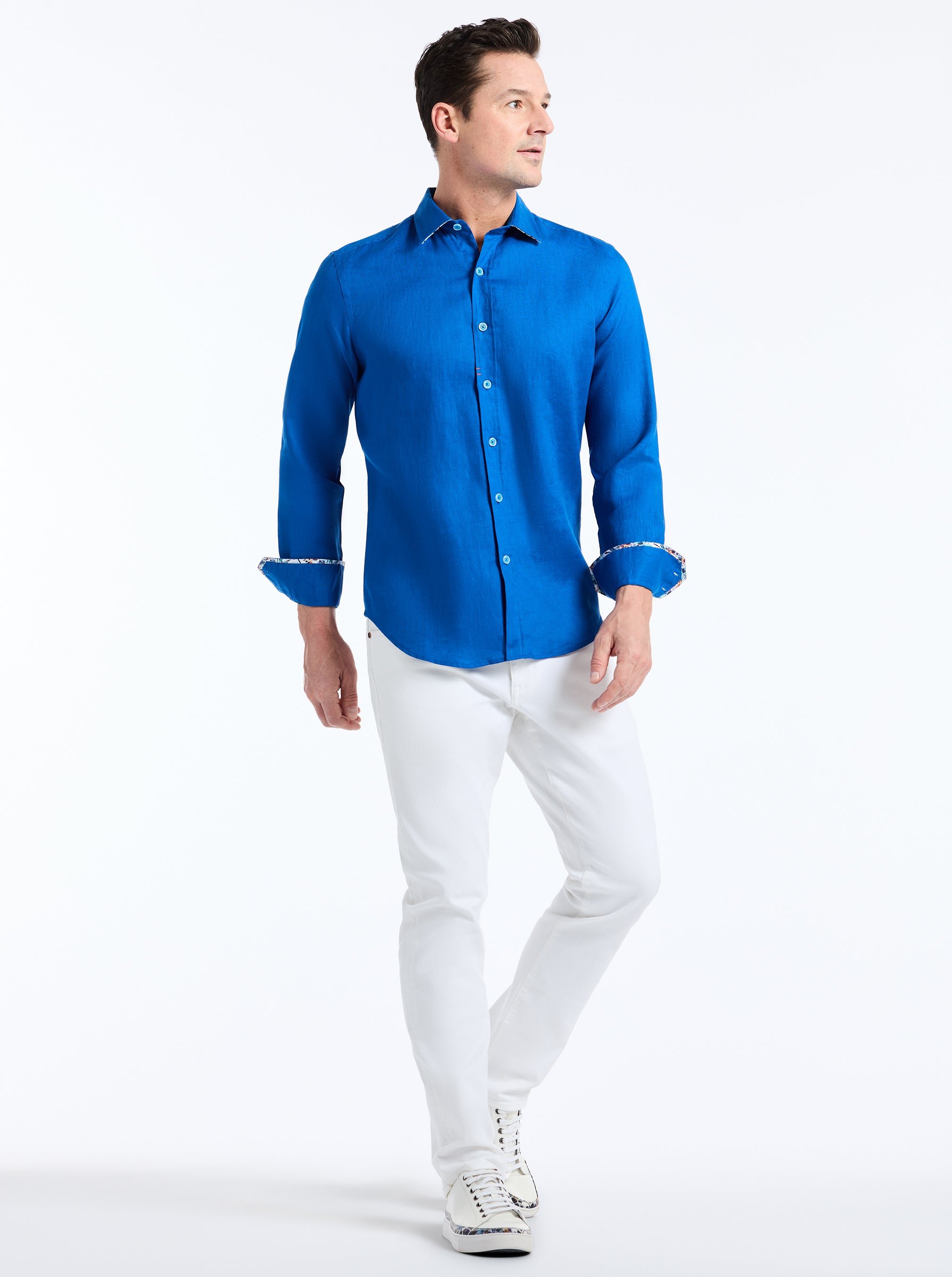 WENLOCK LONG SLEEVE BUTTON DOWN SHIRT
