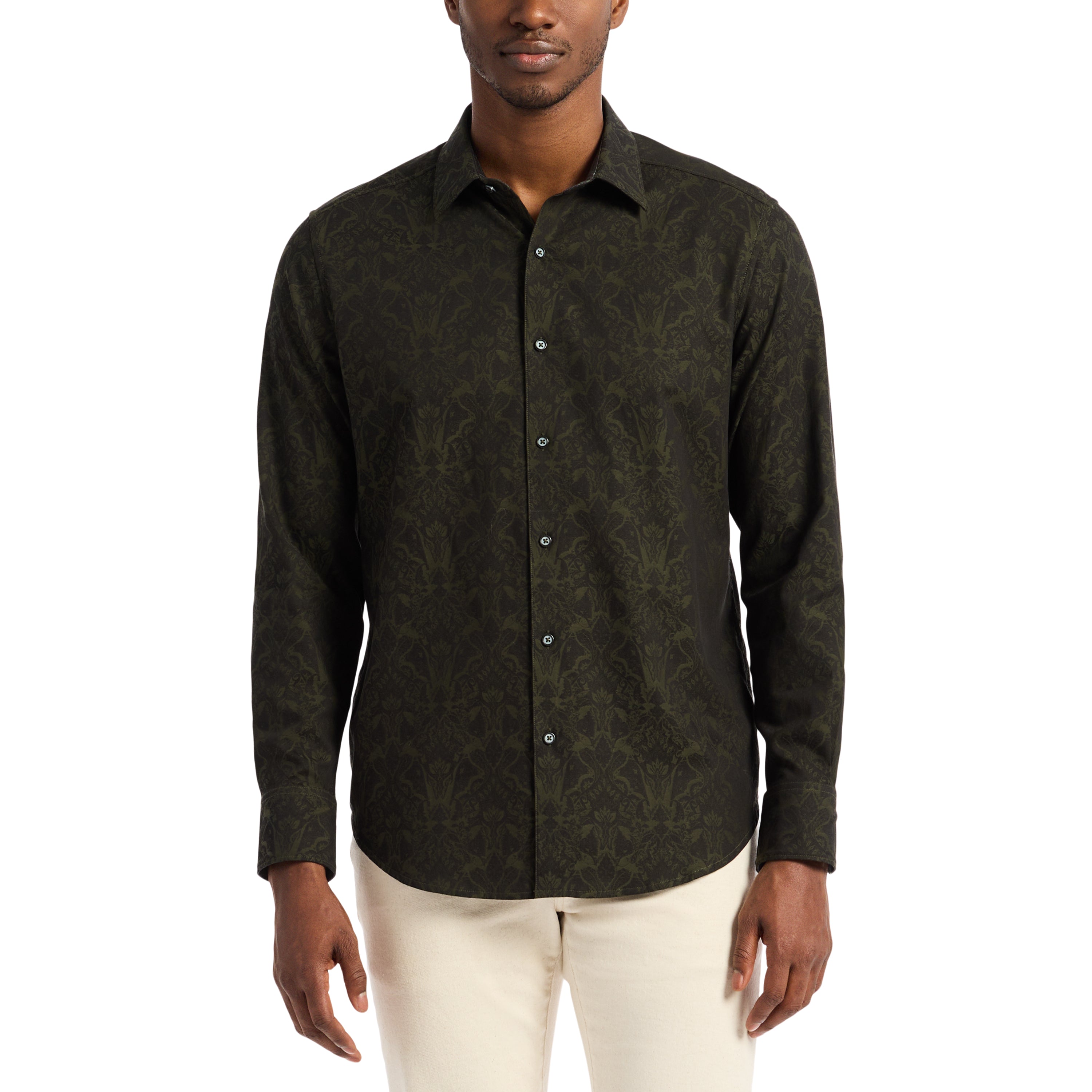 HIGHLAND LONG SLEEVE BUTTON DOWN SHIRT BIG