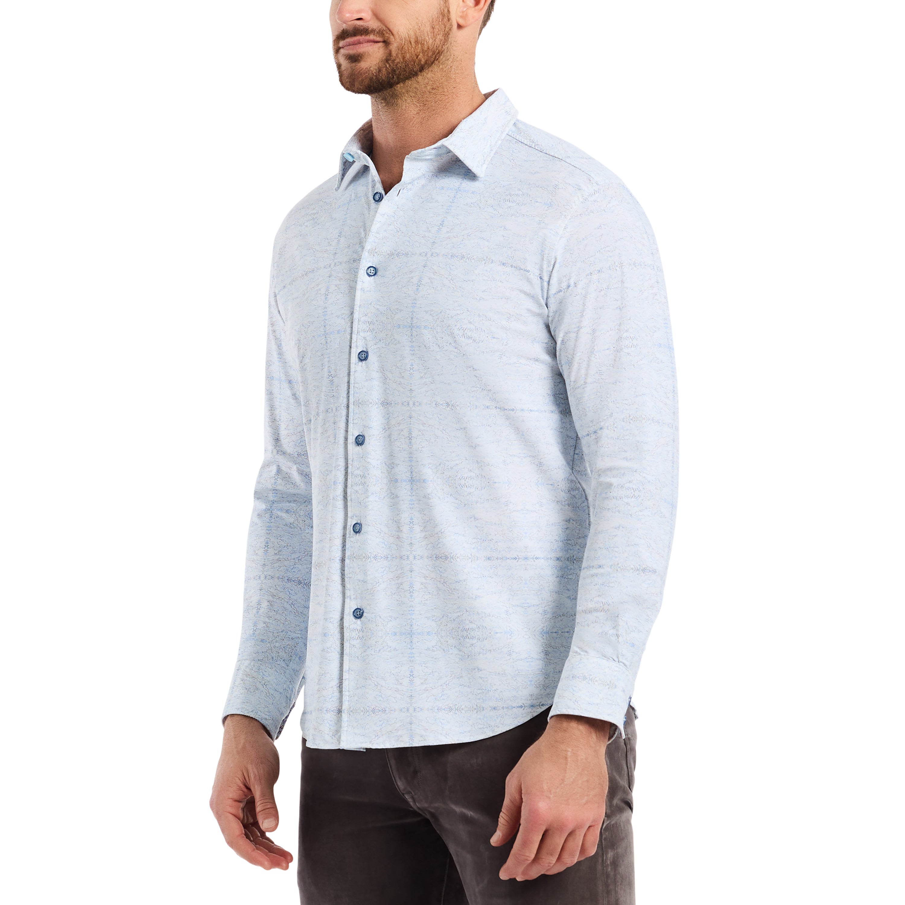 IRVING LONG SLEEVE BUTTON DOWN SHIRT