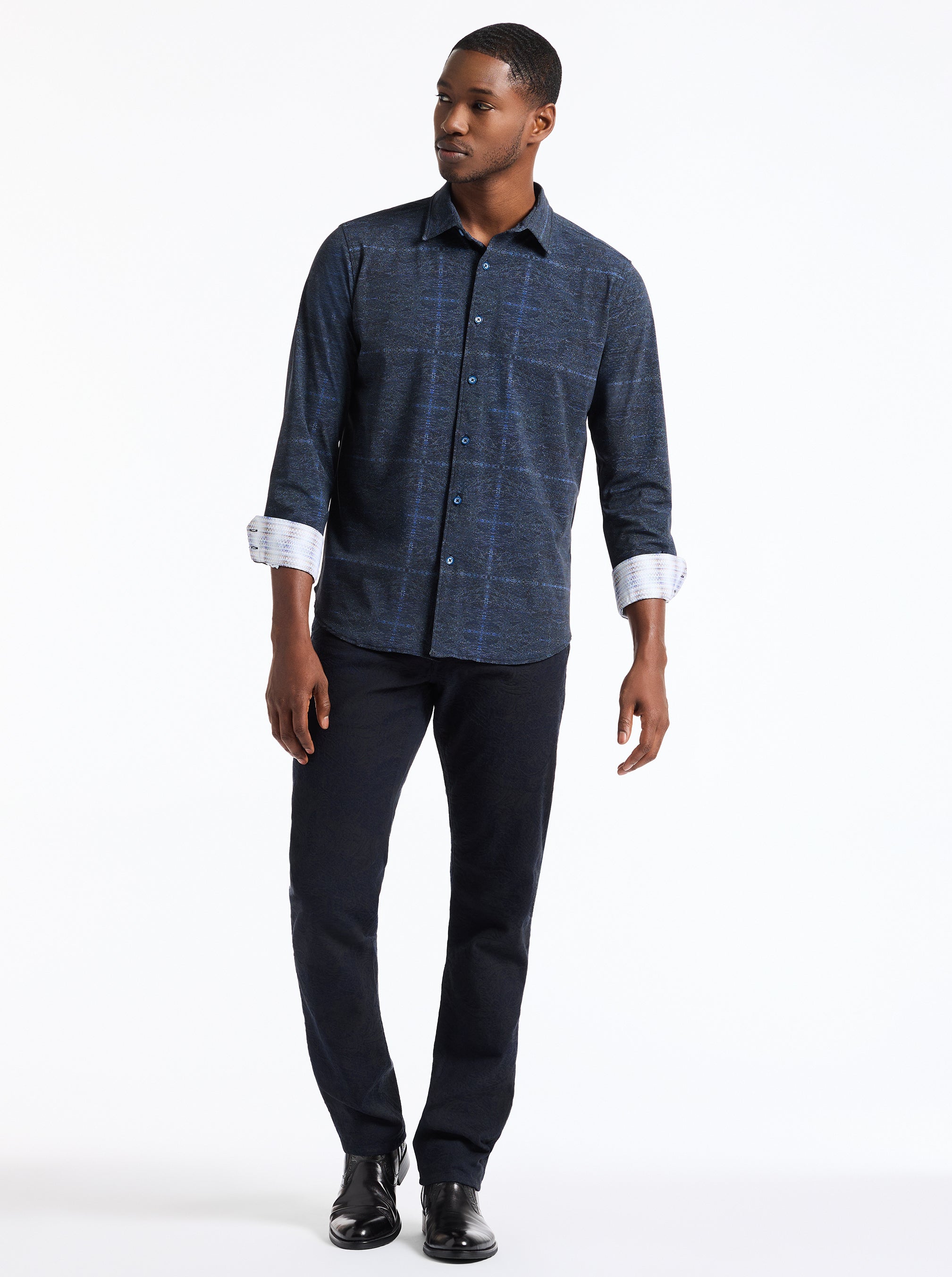 IRVING LONG SLEEVE BUTTON DOWN SHIRT