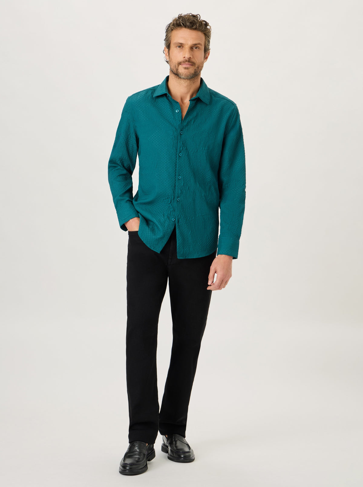 DEVONSHIRE LONG SLEEVE BUTTON DOWN SHIRT