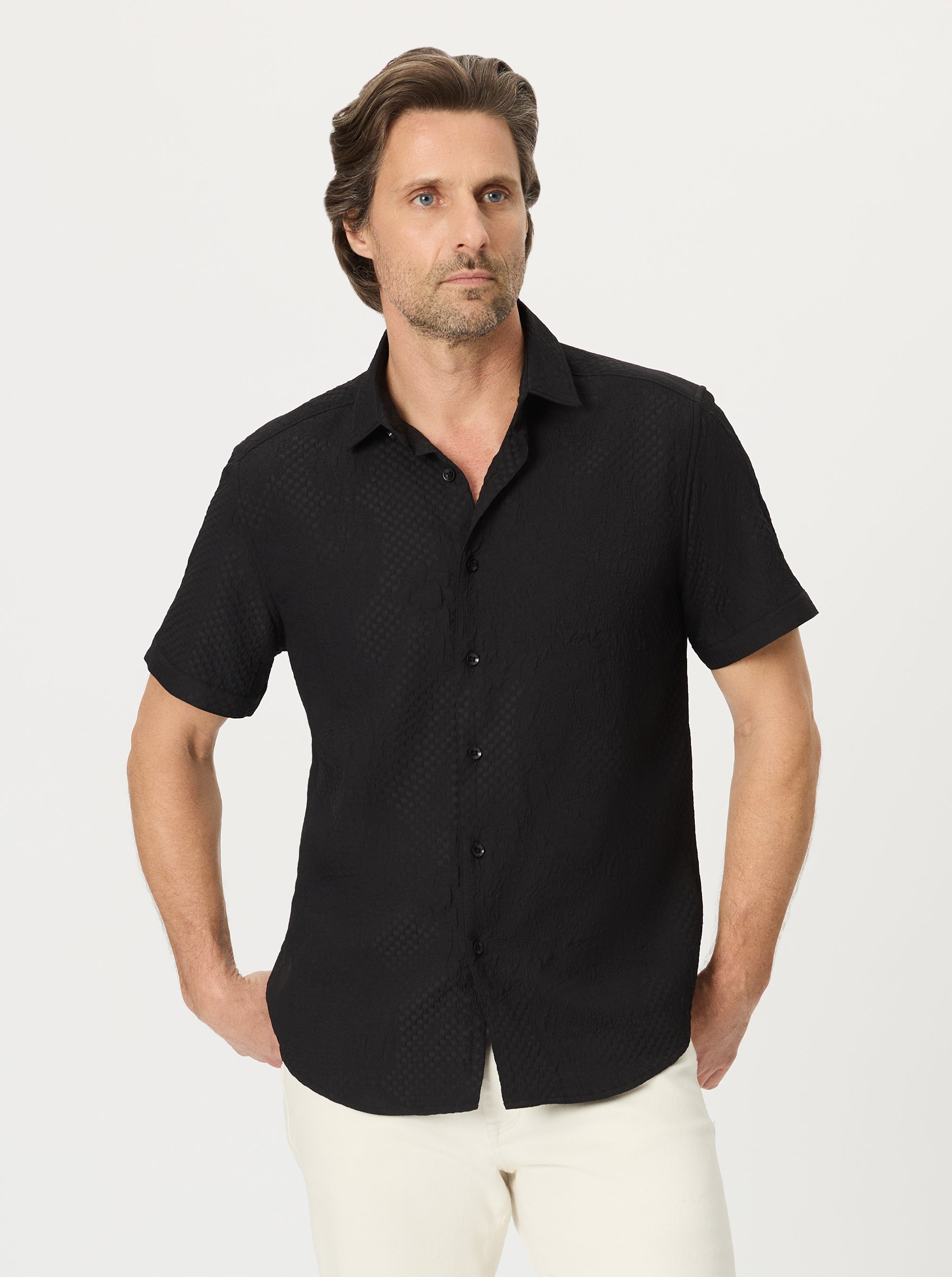 DEVONSHIRE SHORT SLEEVE BUTTON DOWN SHIRT