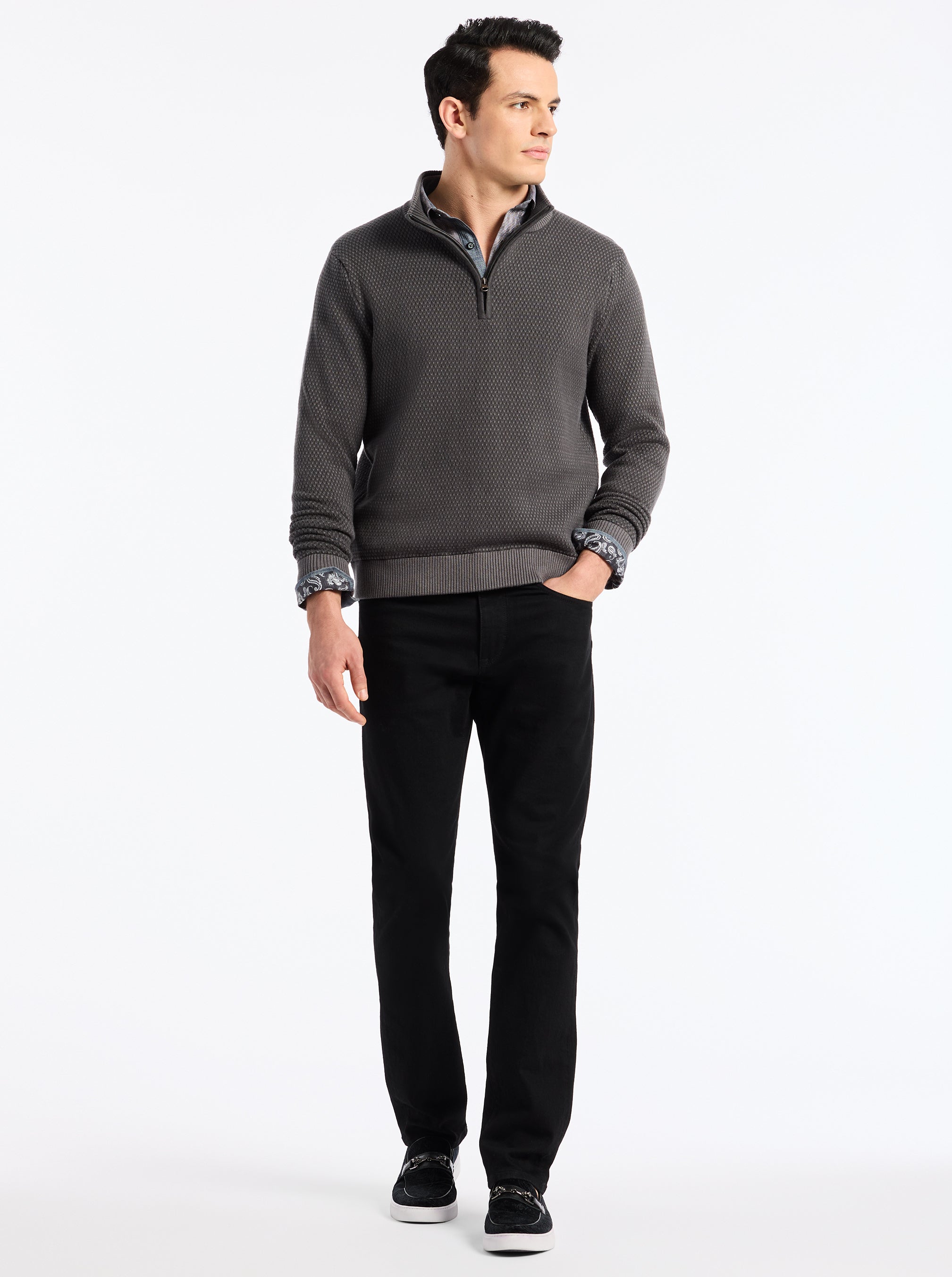 WALTON LONG SLEEVE KNIT SHIRT
