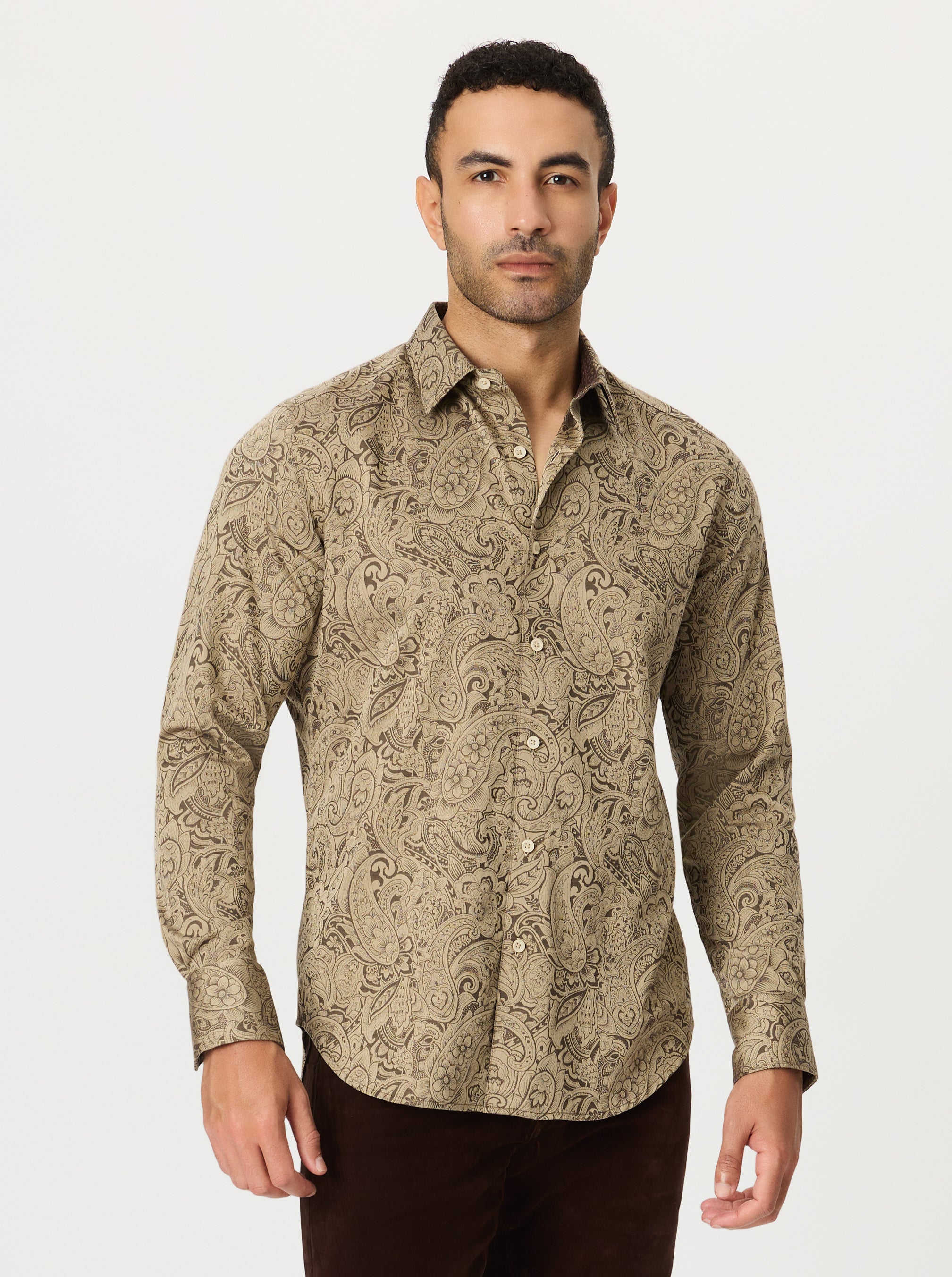 HUDSON LONG SLEEVE BUTTON DOWN SHIRT