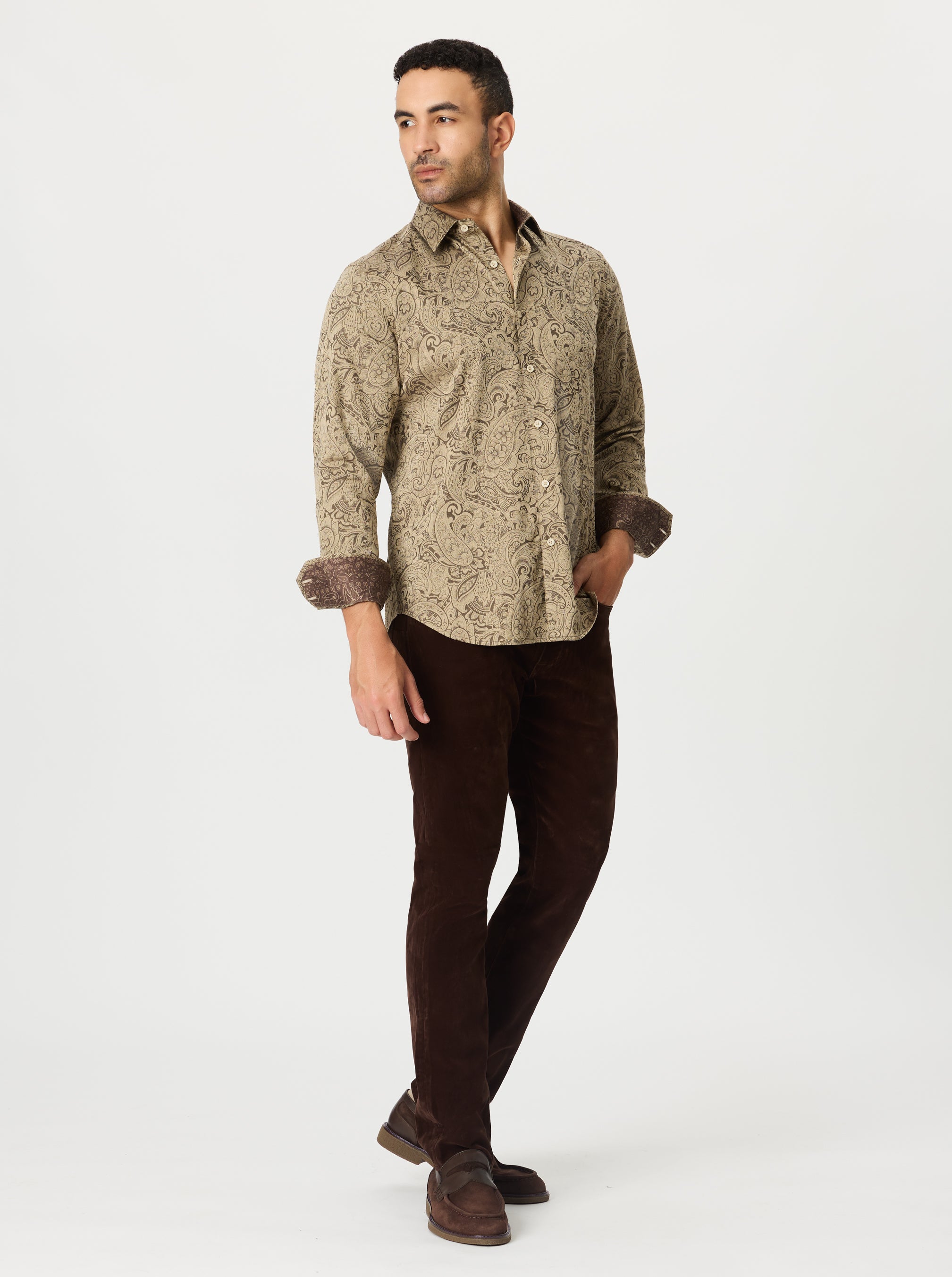 HUDSON LONG SLEEVE BUTTON DOWN SHIRT