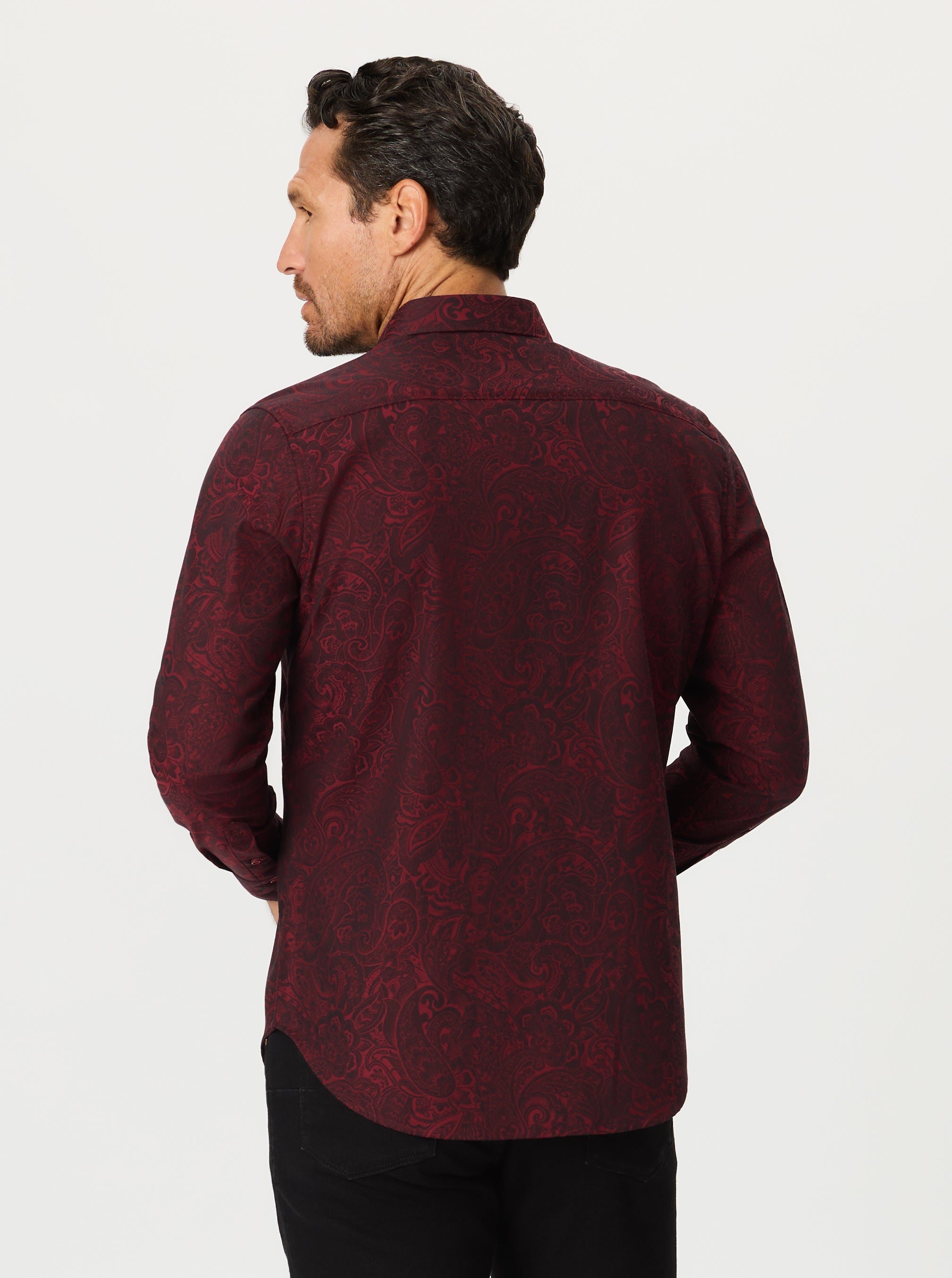 HUDSON LONG SLEEVE BUTTON DOWN SHIRT