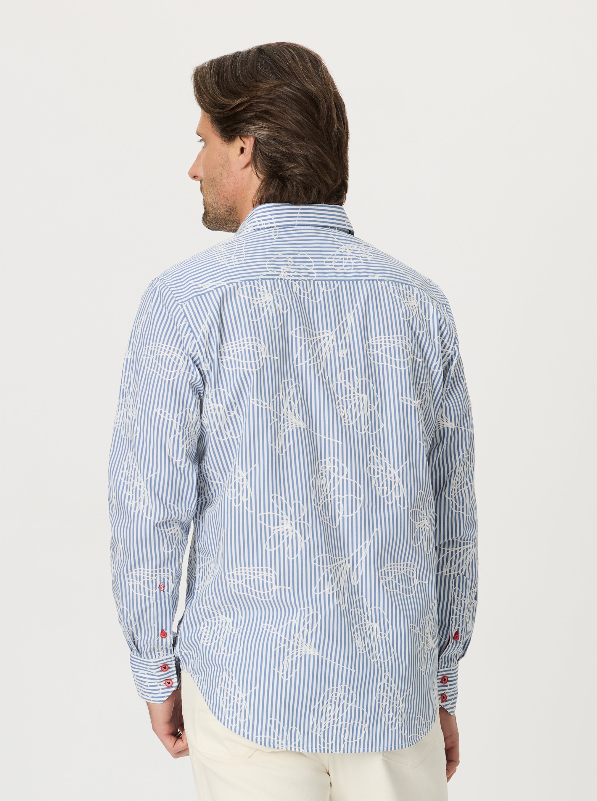 DARIEN LONG SLEEVE BUTTON DOWN SHIRT