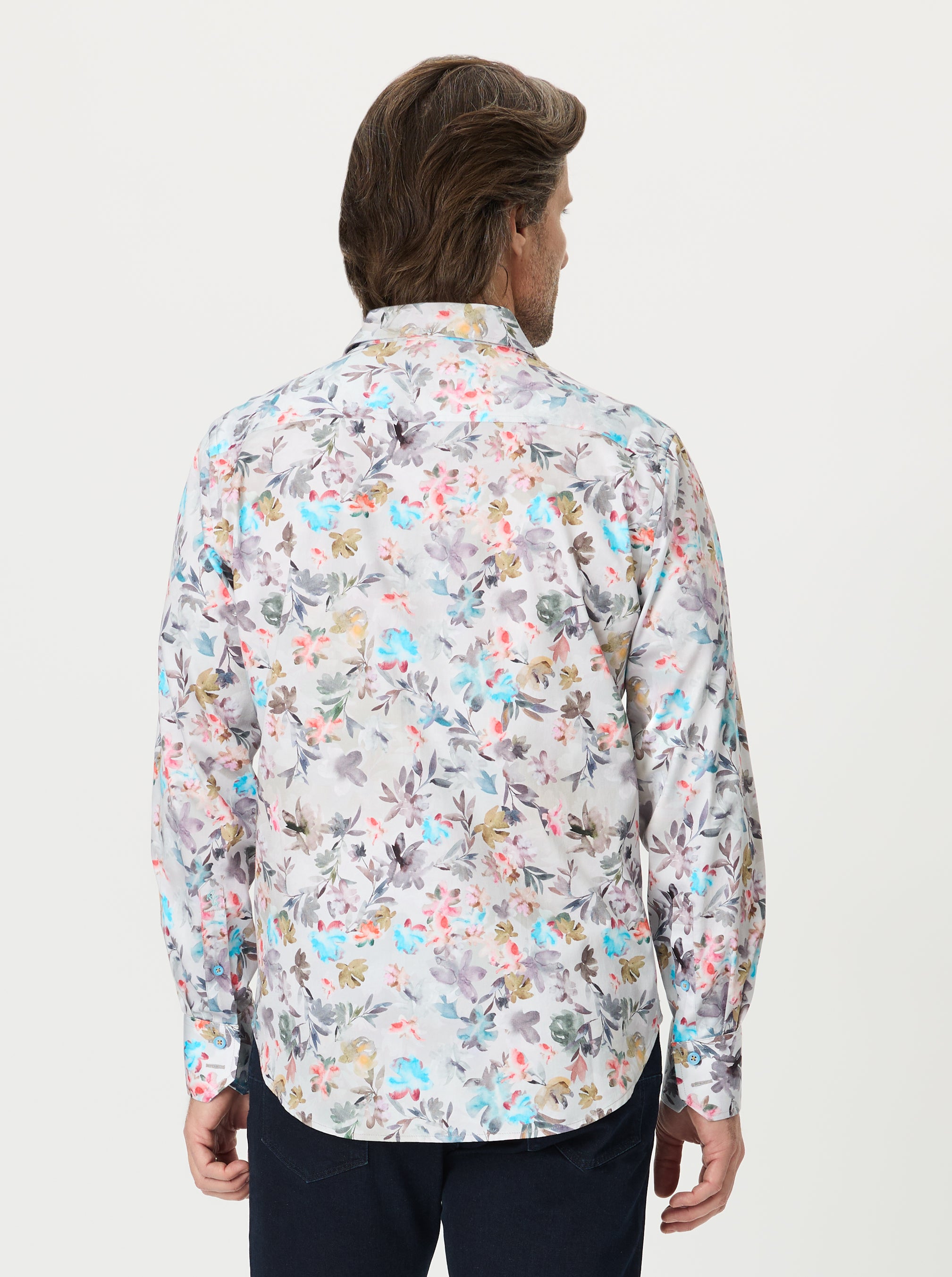 SHADBUSH LONG SLEEVE BUTTON DOWN SHIRT