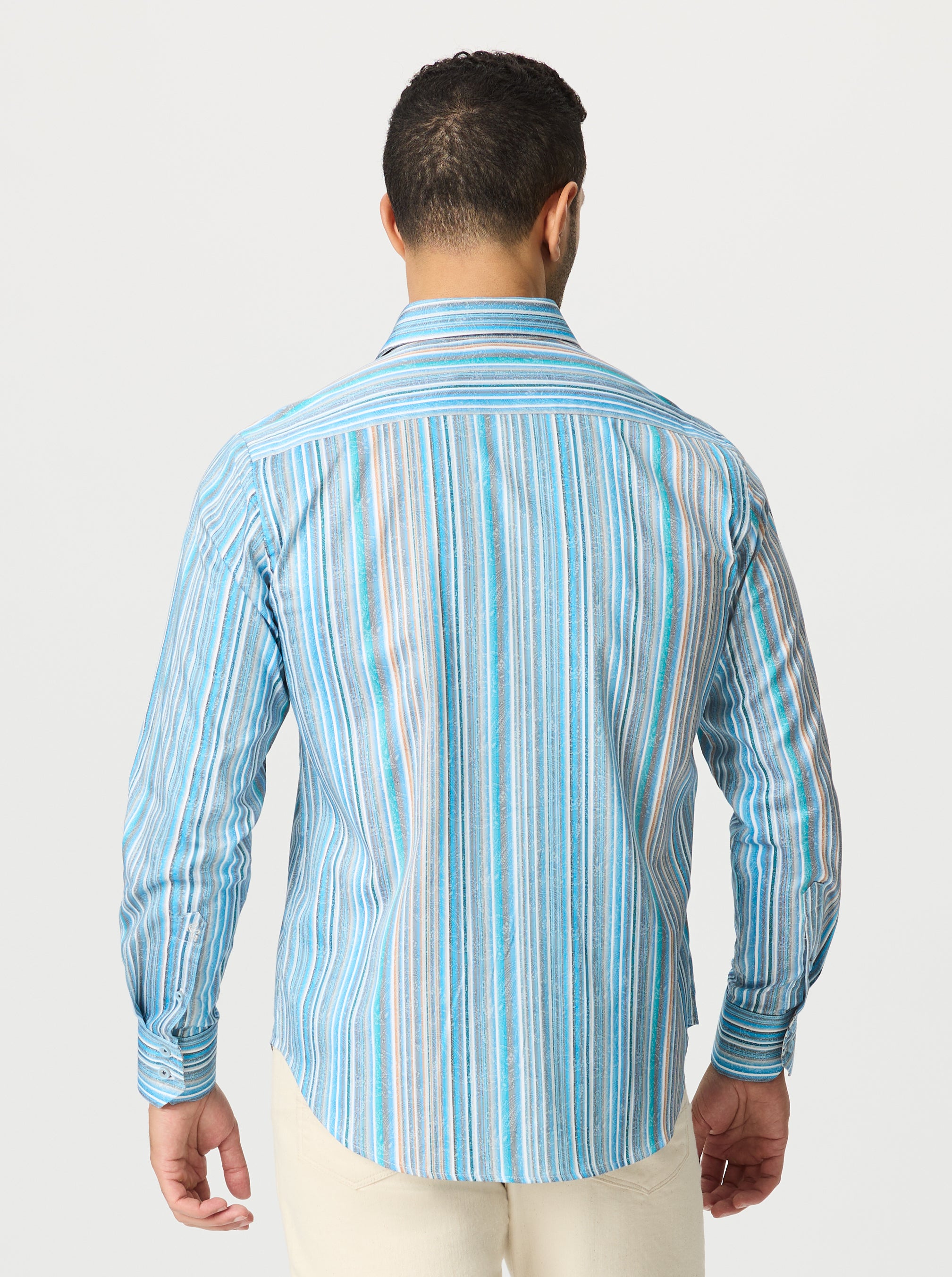 REHAN LONG SLEEVE BUTTON DOWN SHIRT