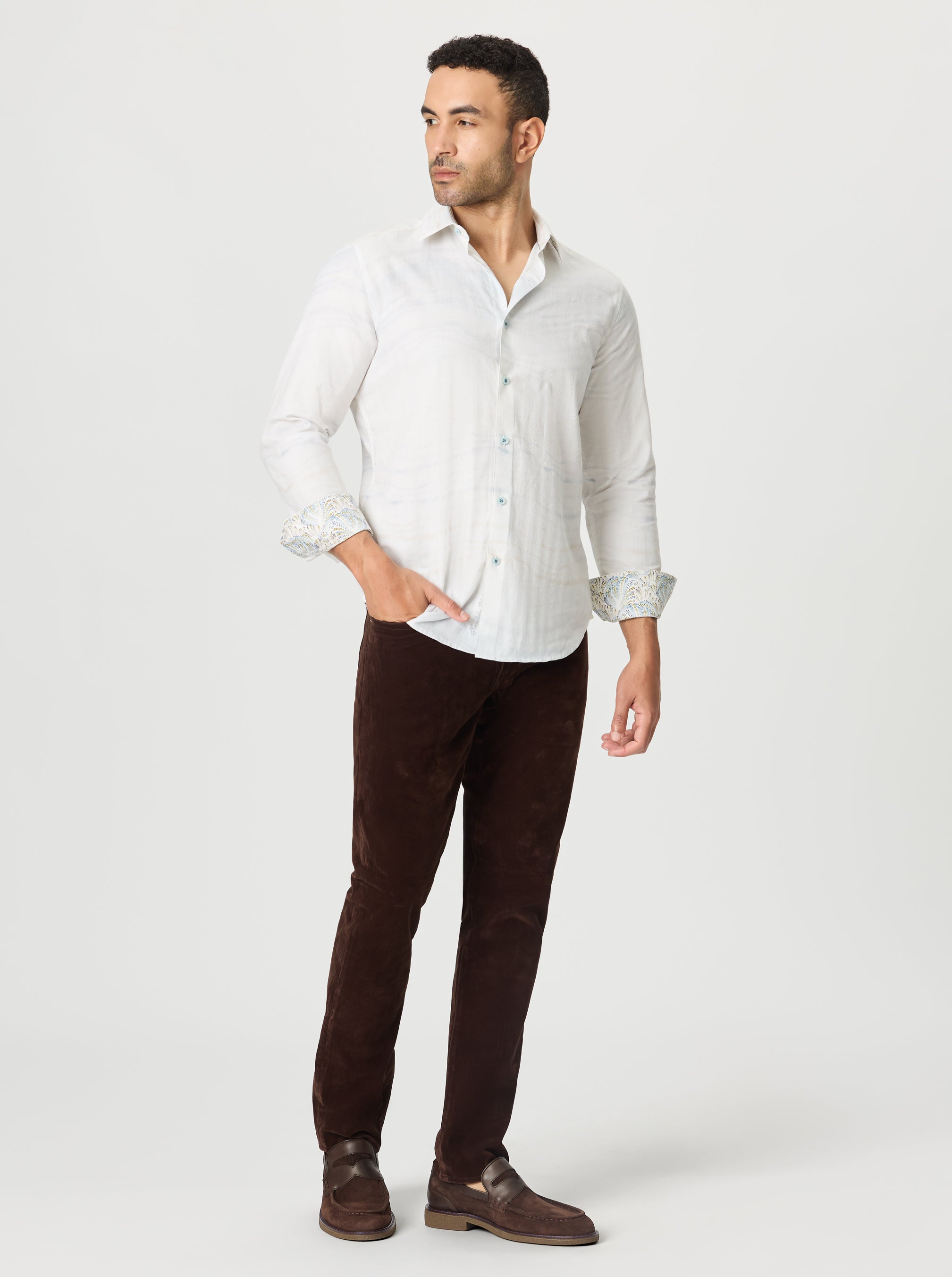 GLENMORE LONG SLEEVE BUTTON DOWN SHIRT