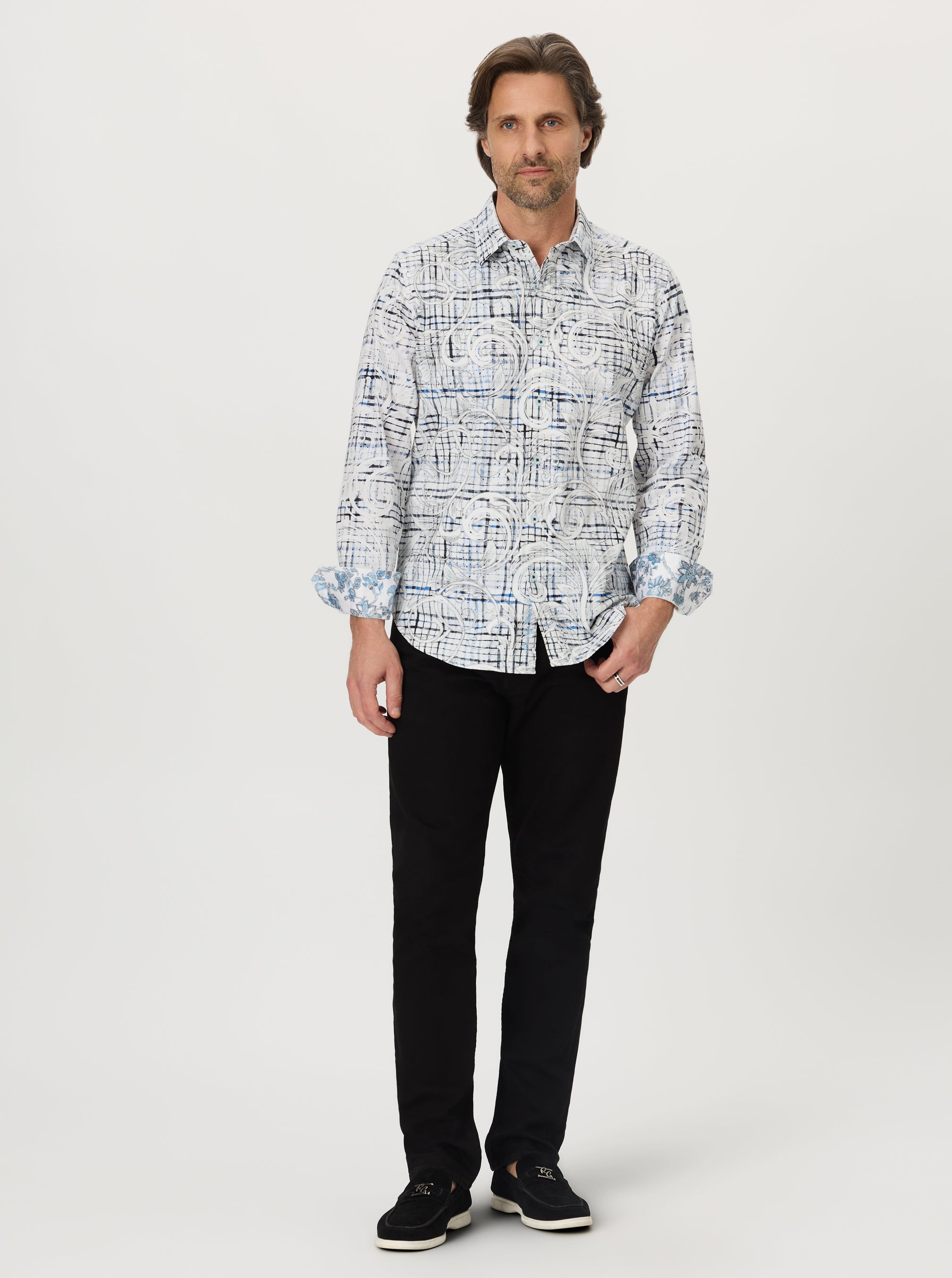 WEBSTER LONG SLEEVE BUTTON DOWN SHIRT